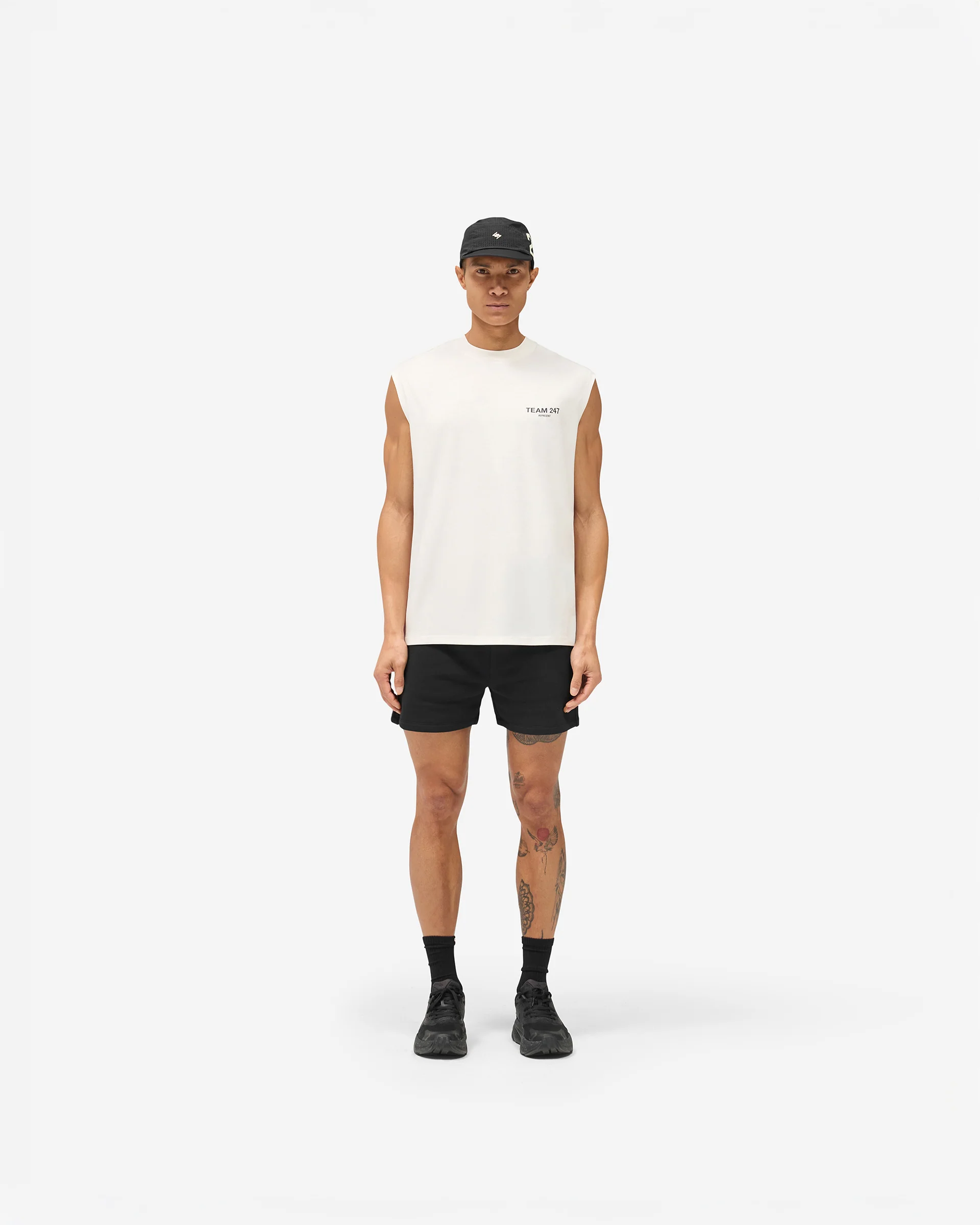 Team 247 Oversized Tank - Flat White - Image 7