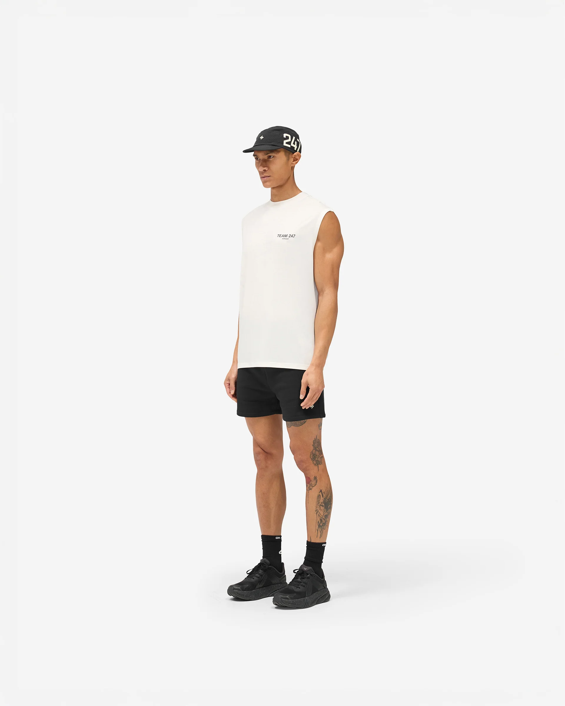 Team 247 Oversized Tank - Flat White - Image 8