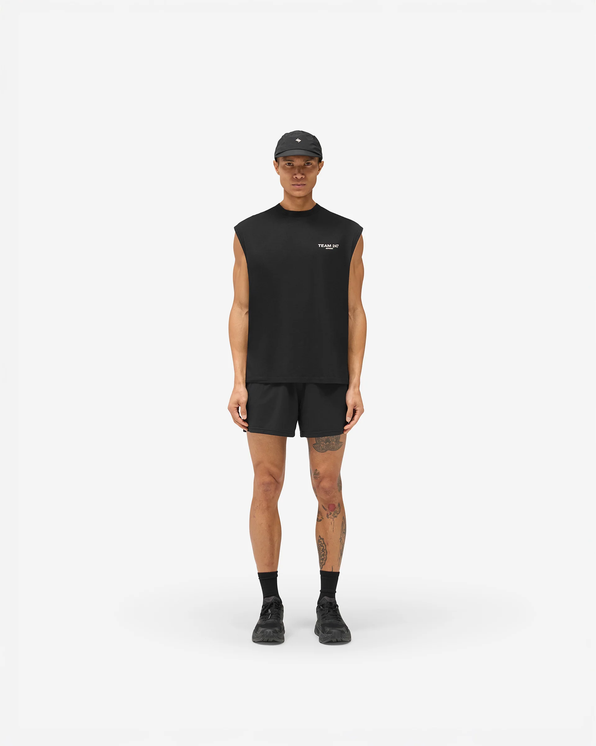 Team 247 Oversized Tank - Jet Black - Image 7