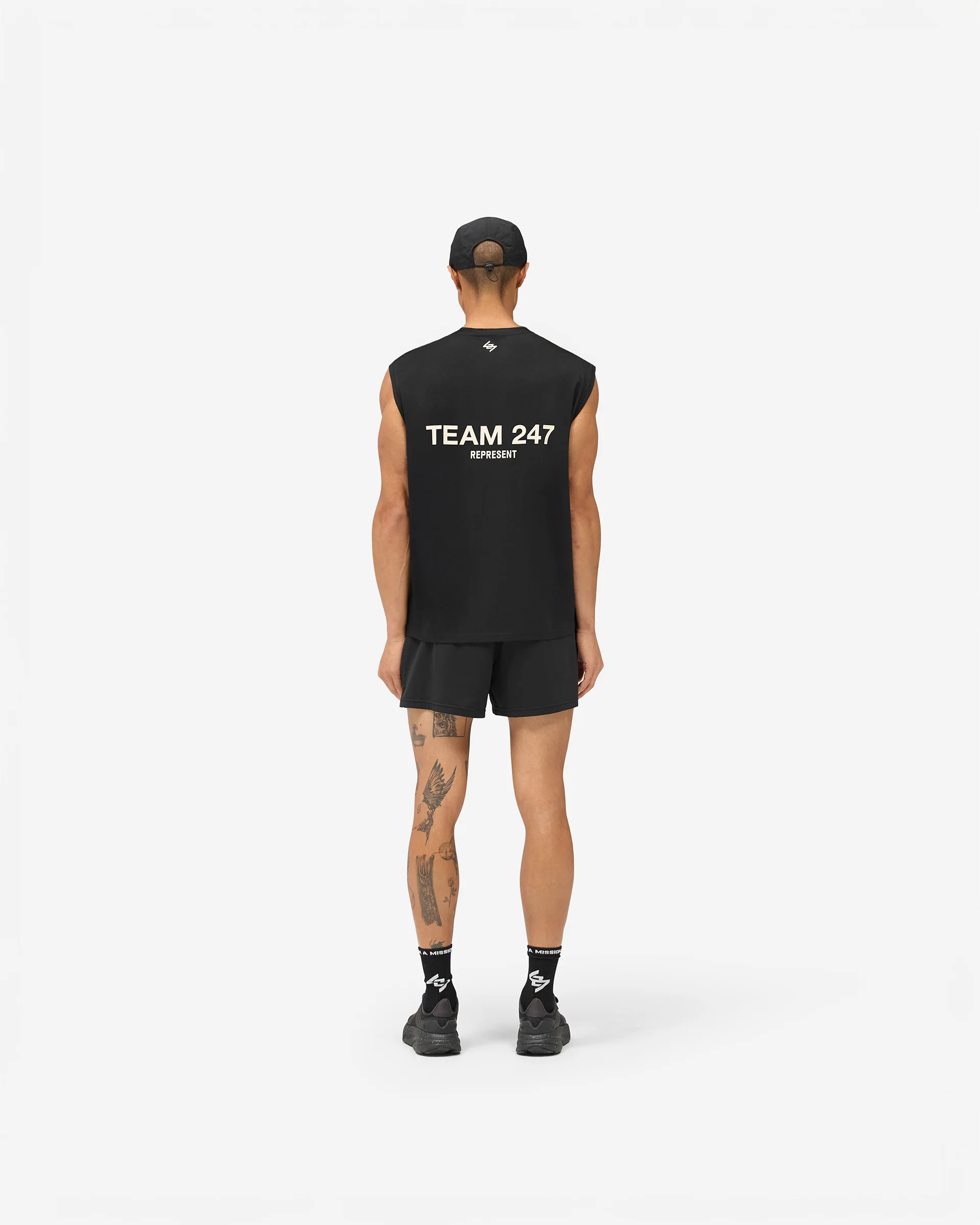 Team 247 Oversized Tank - Jet Black - Image 9