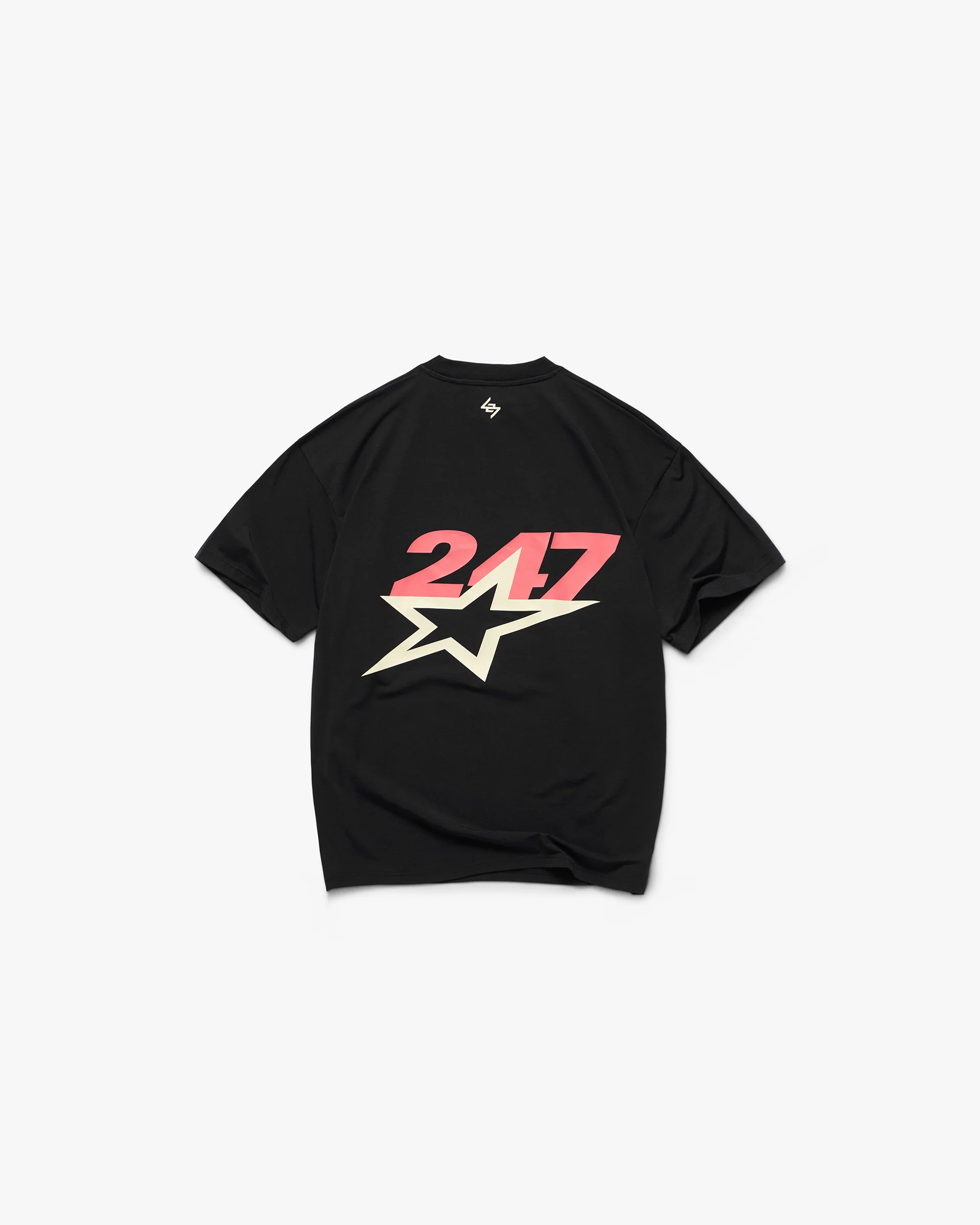 Team 247 Star Oversized T-Shirt - Jet Black - Image 8