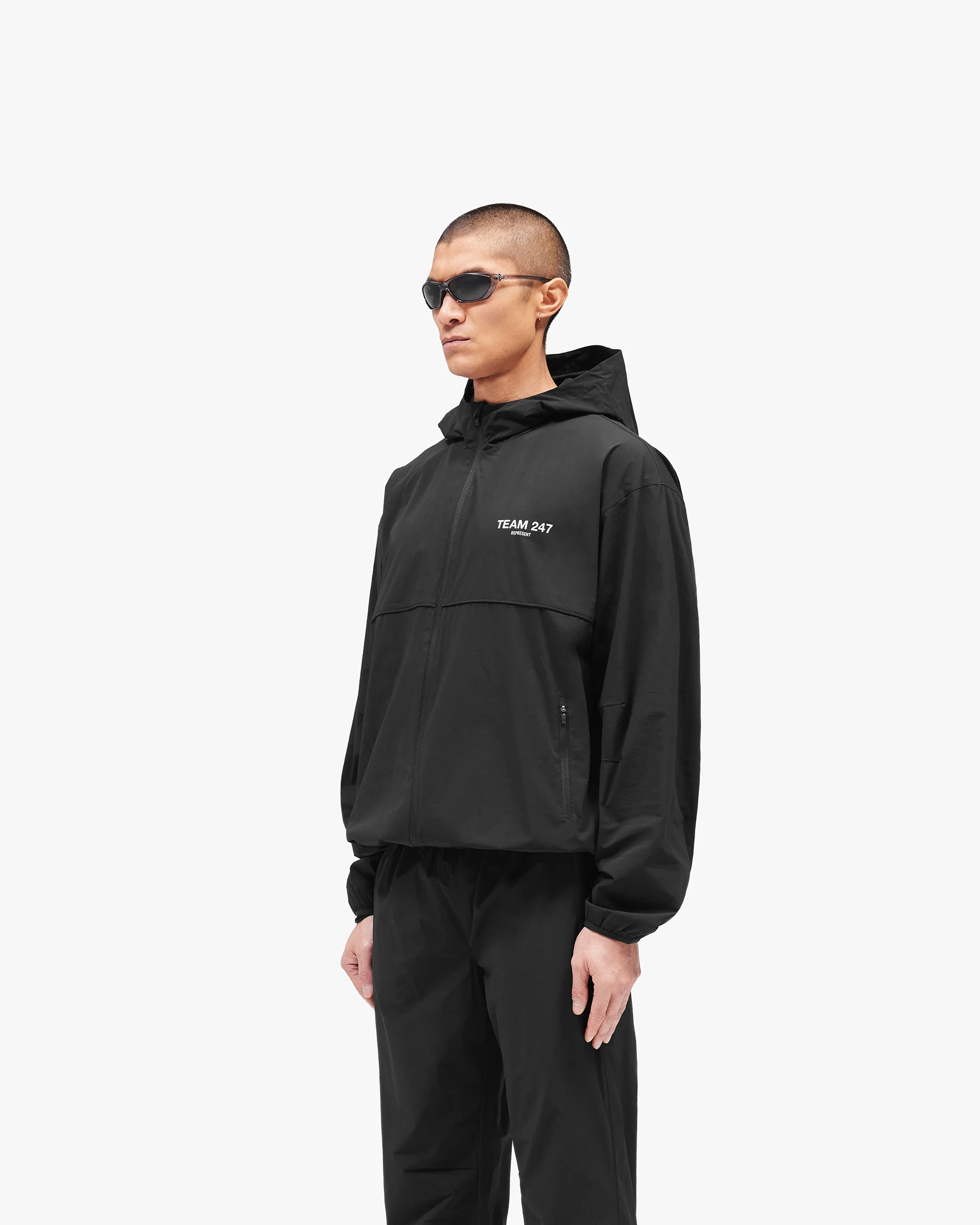 Team 247 Track Jacket - Jet Black - Image 2