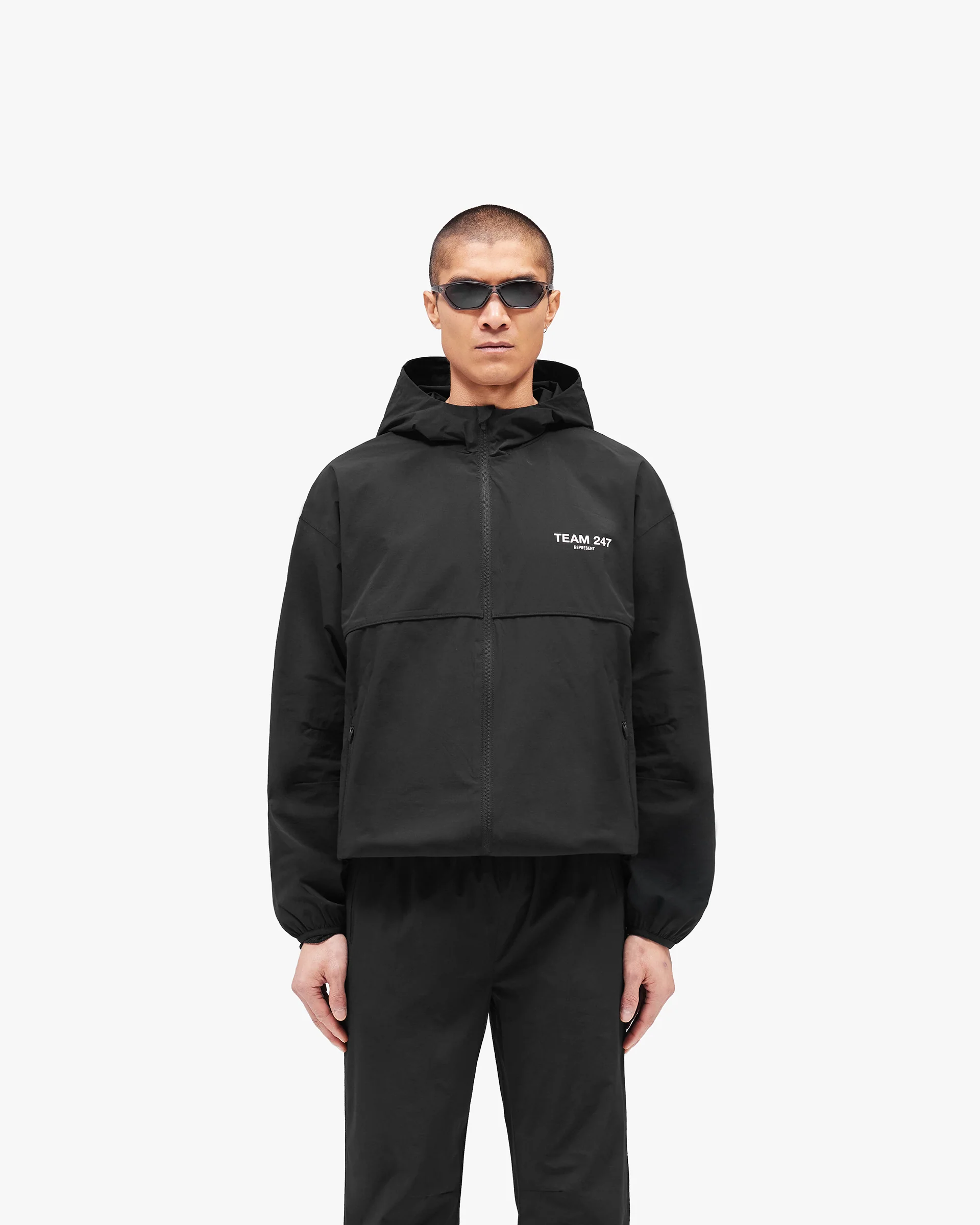 Team 247 Track Jacket - Jet Black - Image 3