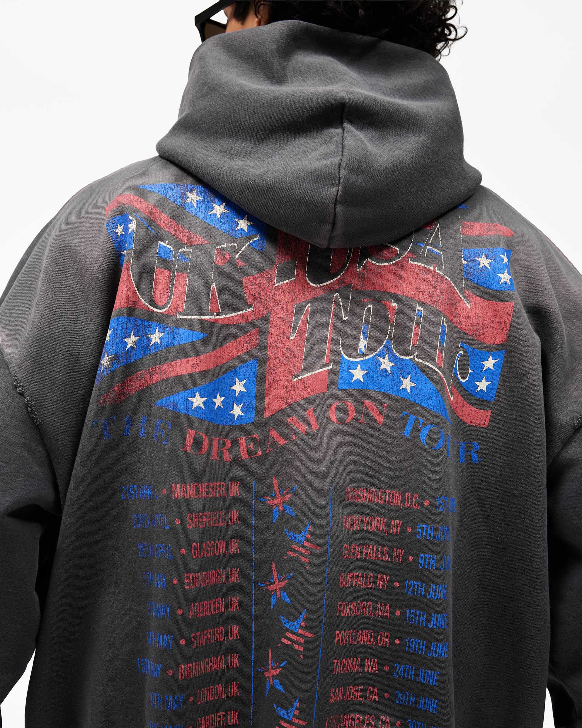 Dream On Tour Hoodie - Sun Fade Grey - Image 7