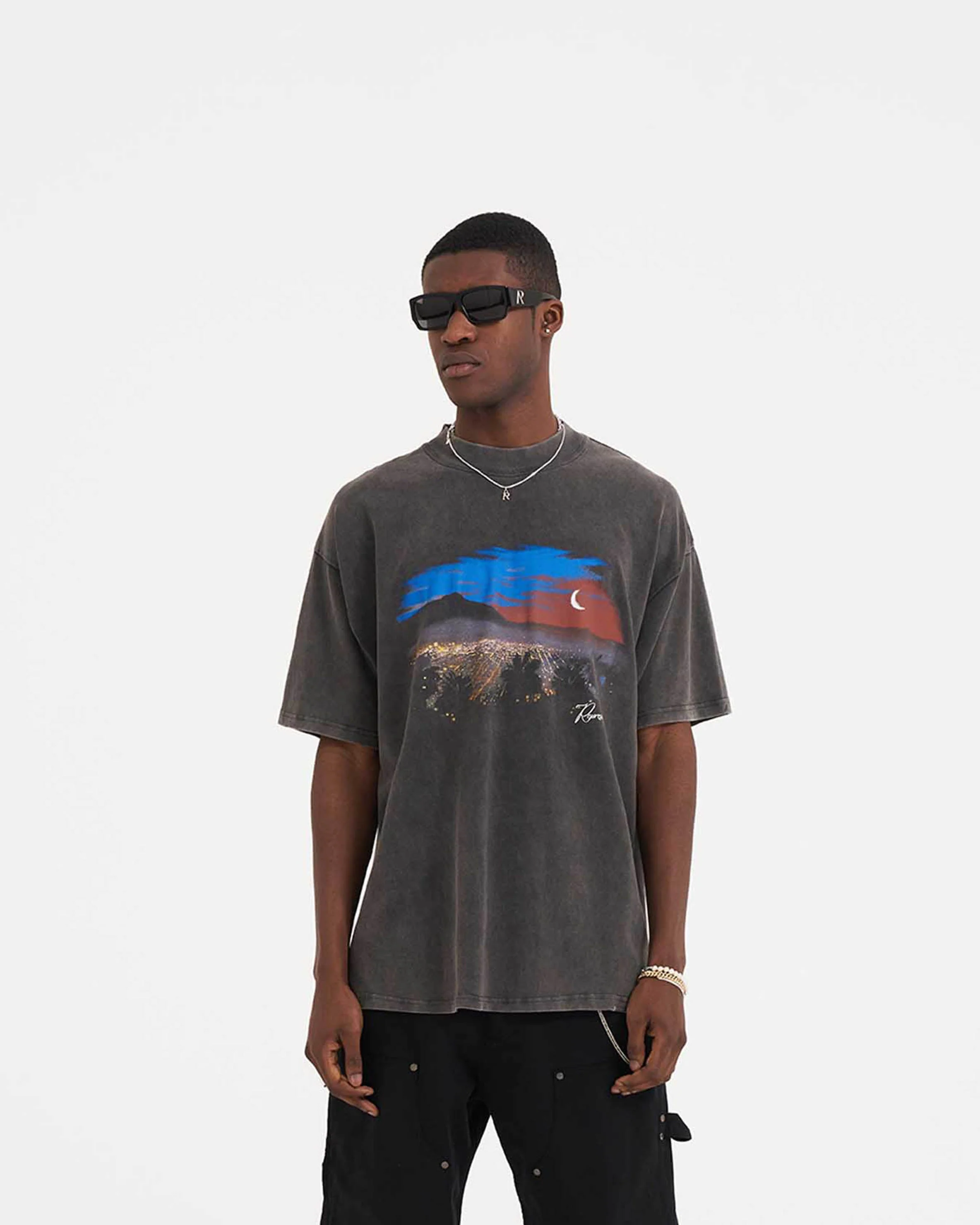 The Hills T-Shirt - Vintage Grey - Image 3