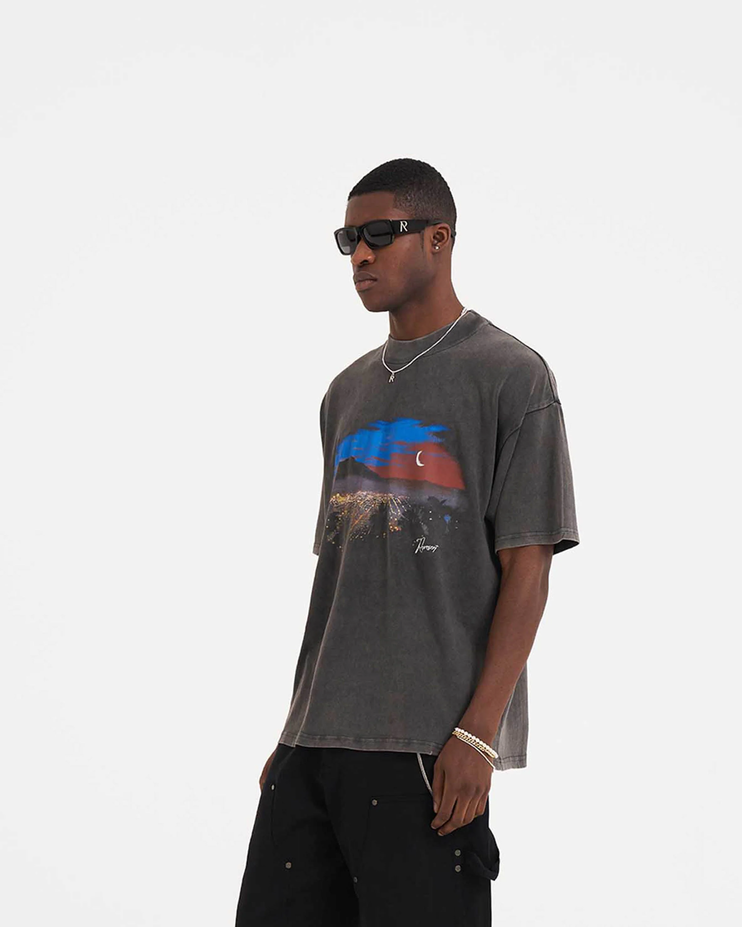The Hills T-Shirt - Vintage Grey - Image 4