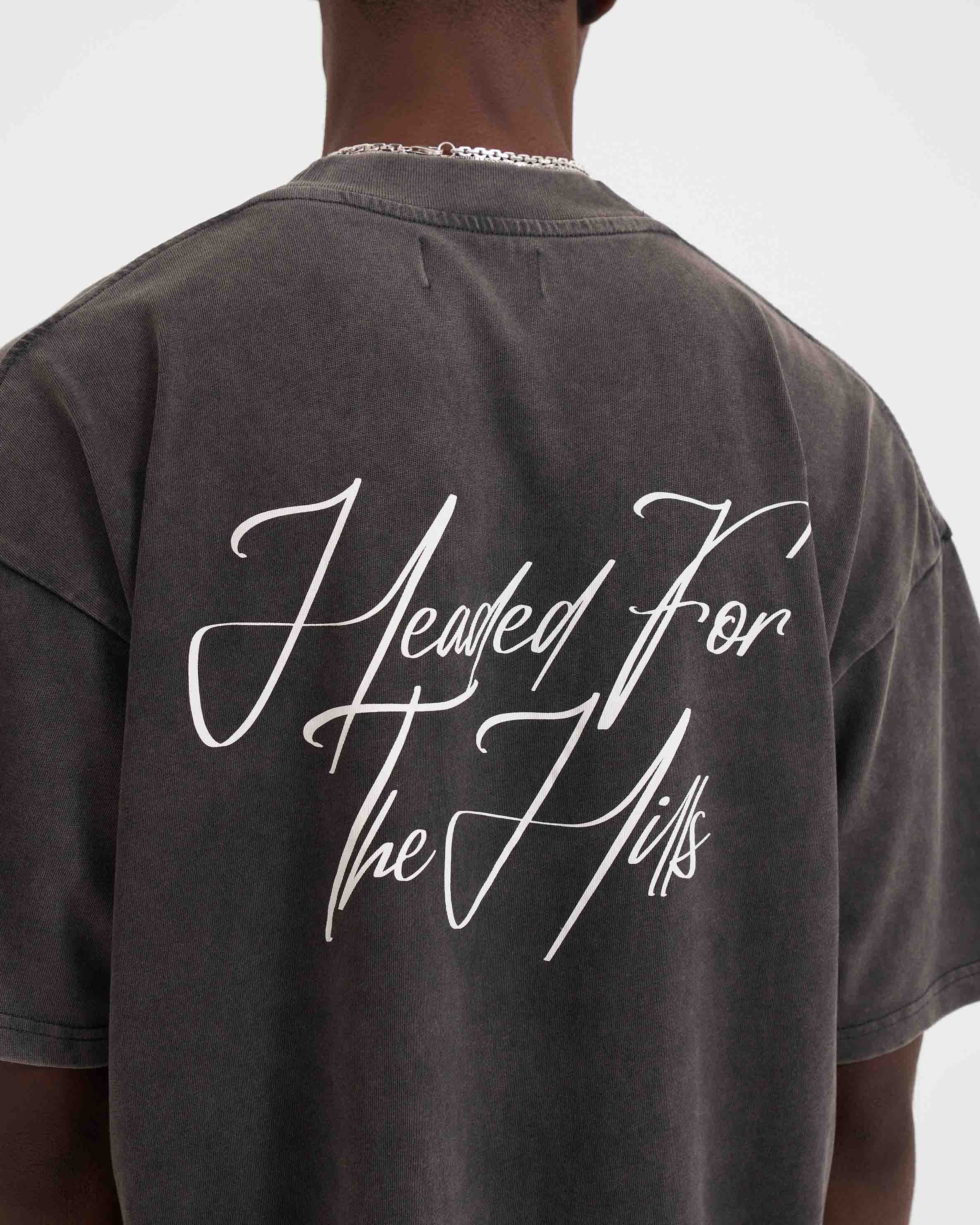 The Hills T-Shirt - Vintage Grey - Image 7
