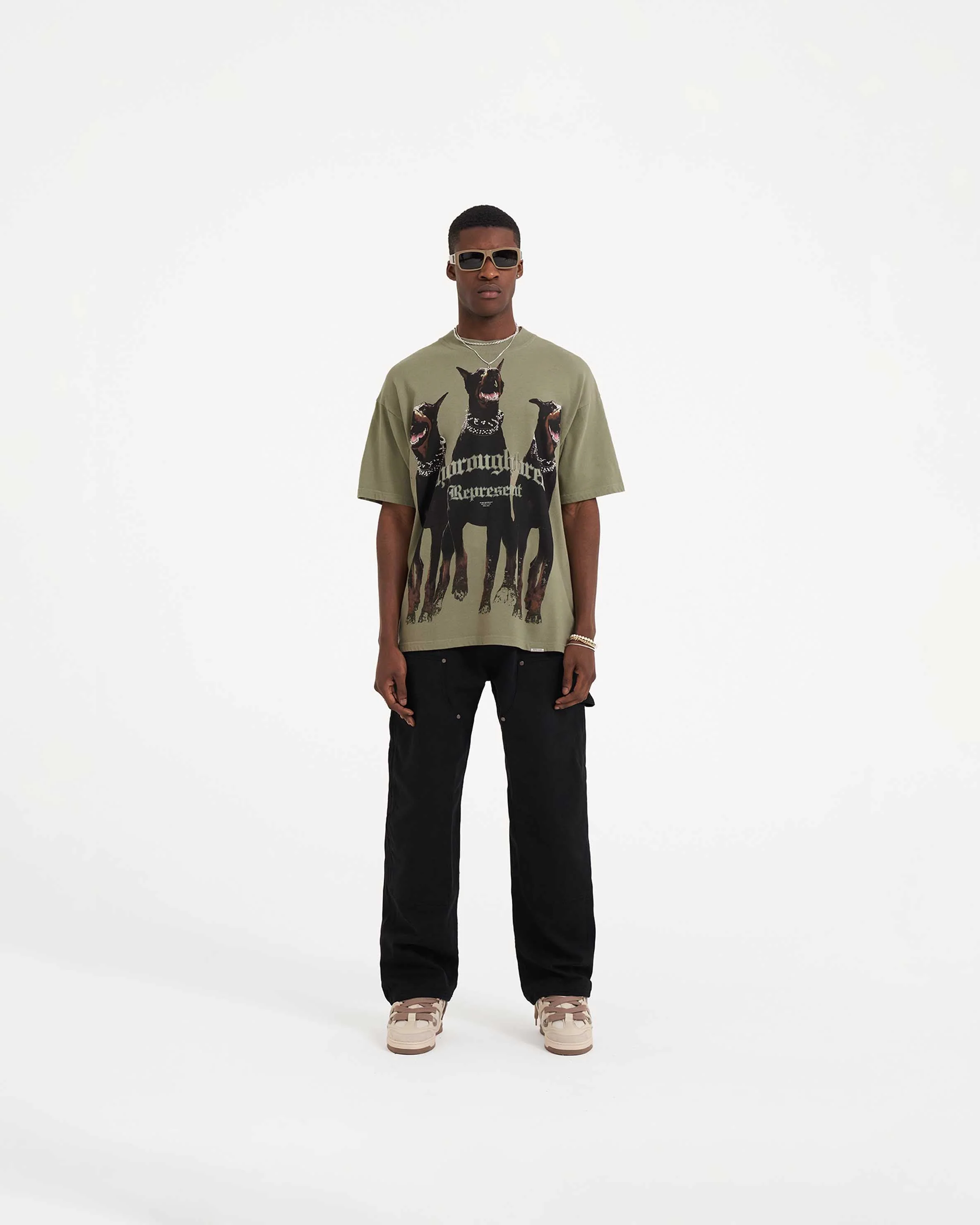 Thoroughbred T-Shirt - Khaki - Image 4