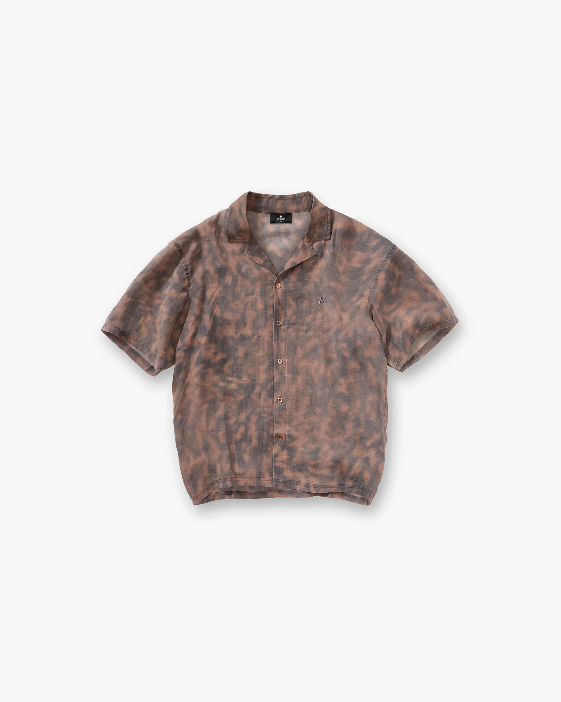 Tortoise Print Shirt - Brown