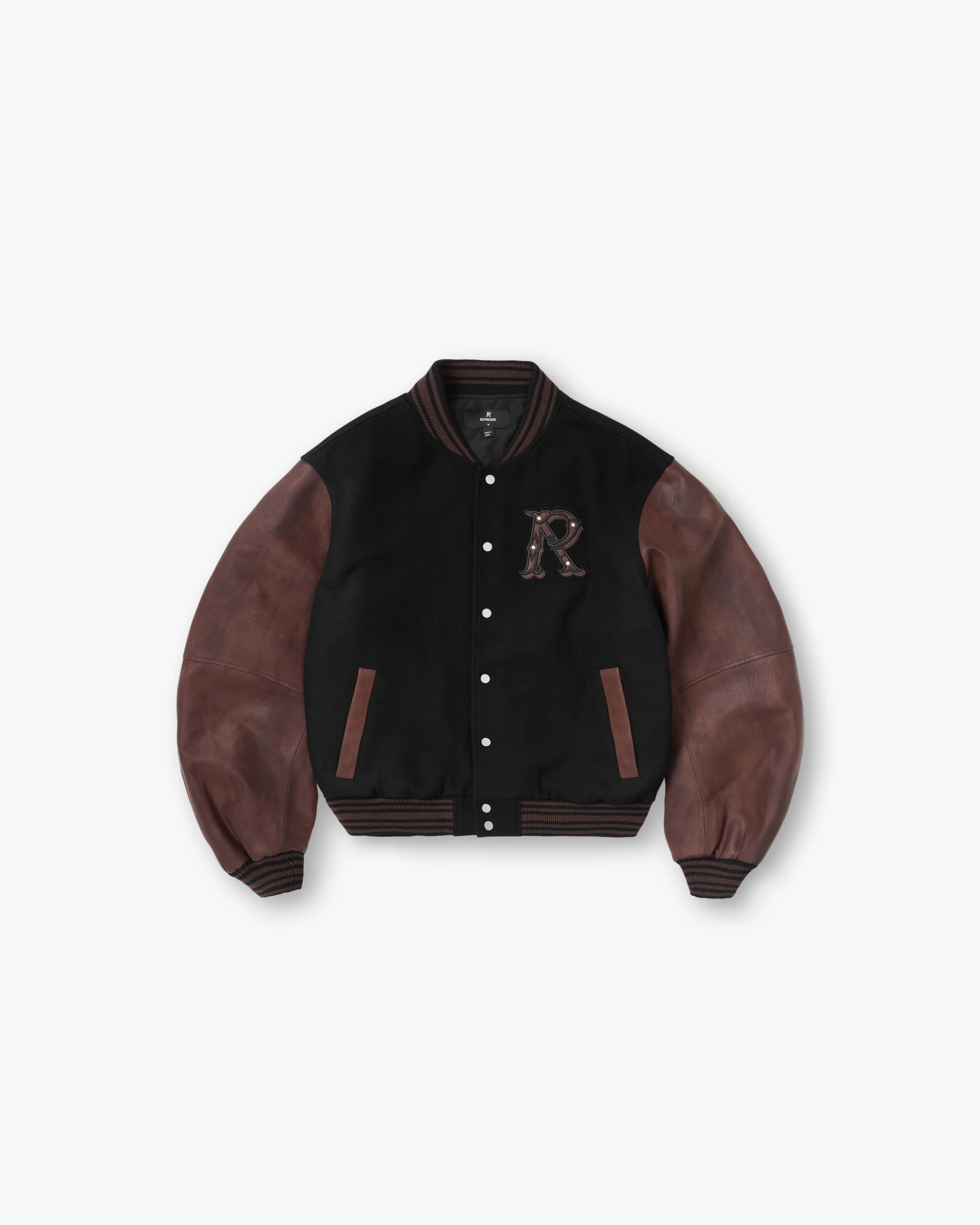 Varsity Bomber - Jet Black
