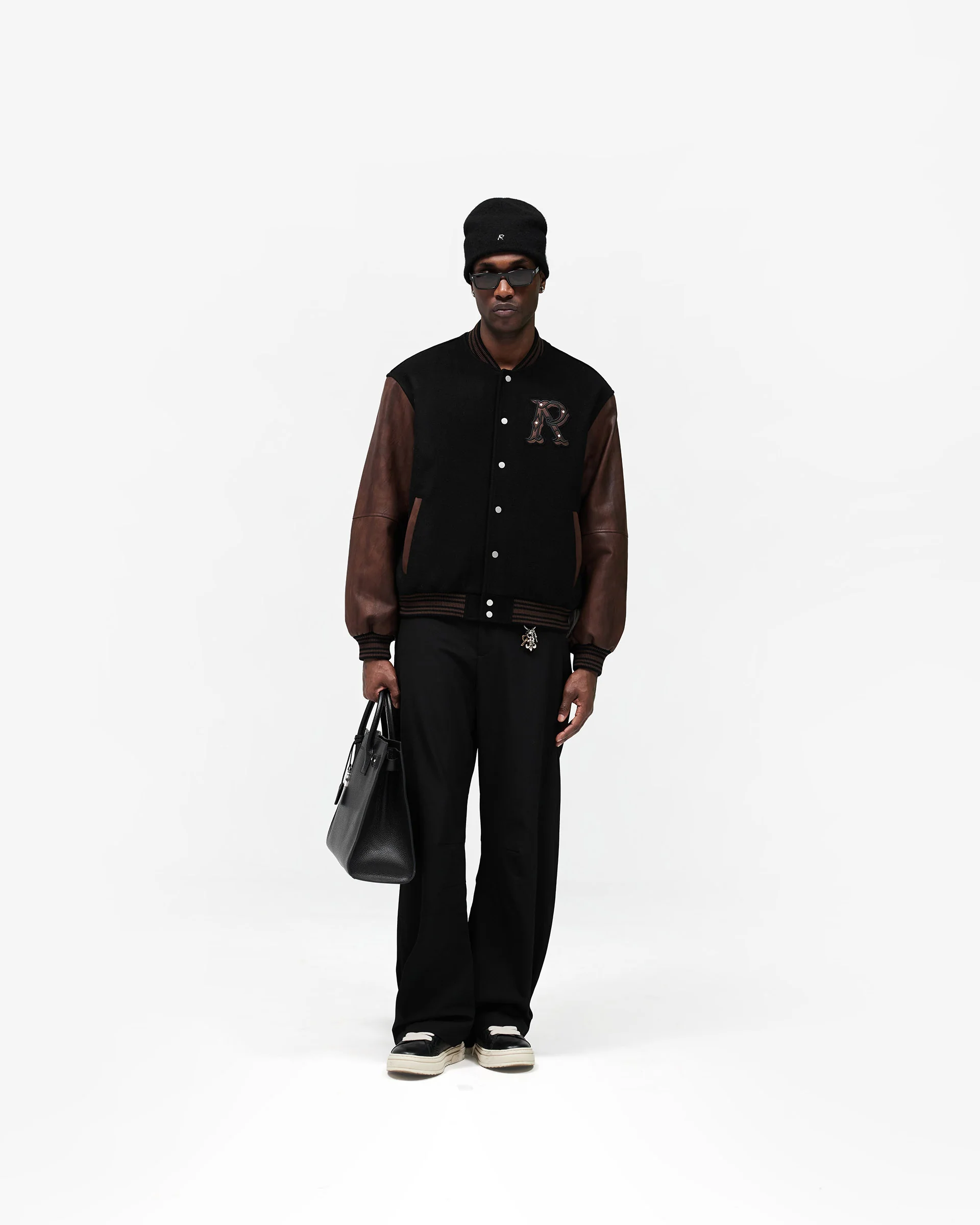 Varsity Bomber - Jet Black - Image 6