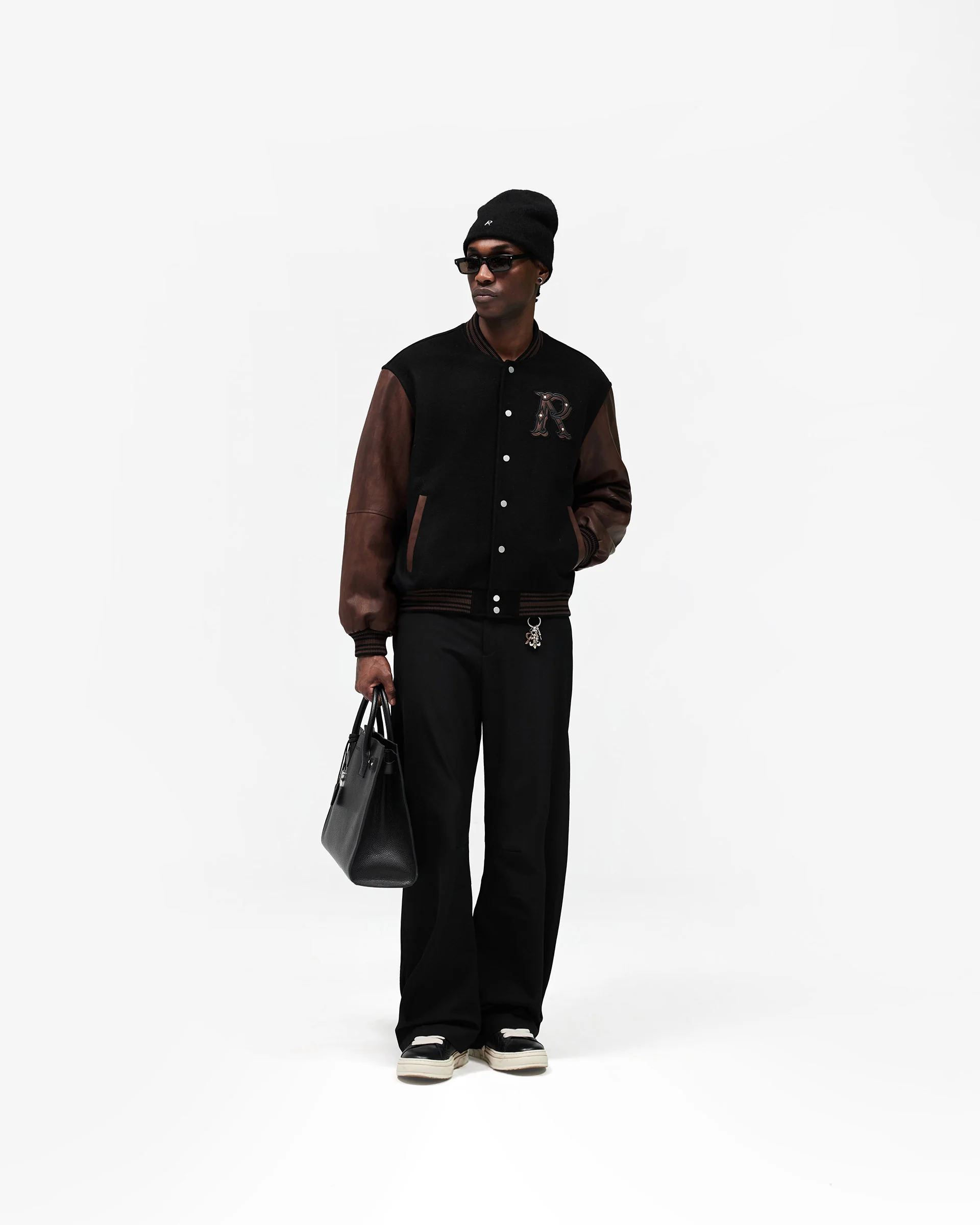 Varsity Bomber - Jet Black - Image 7