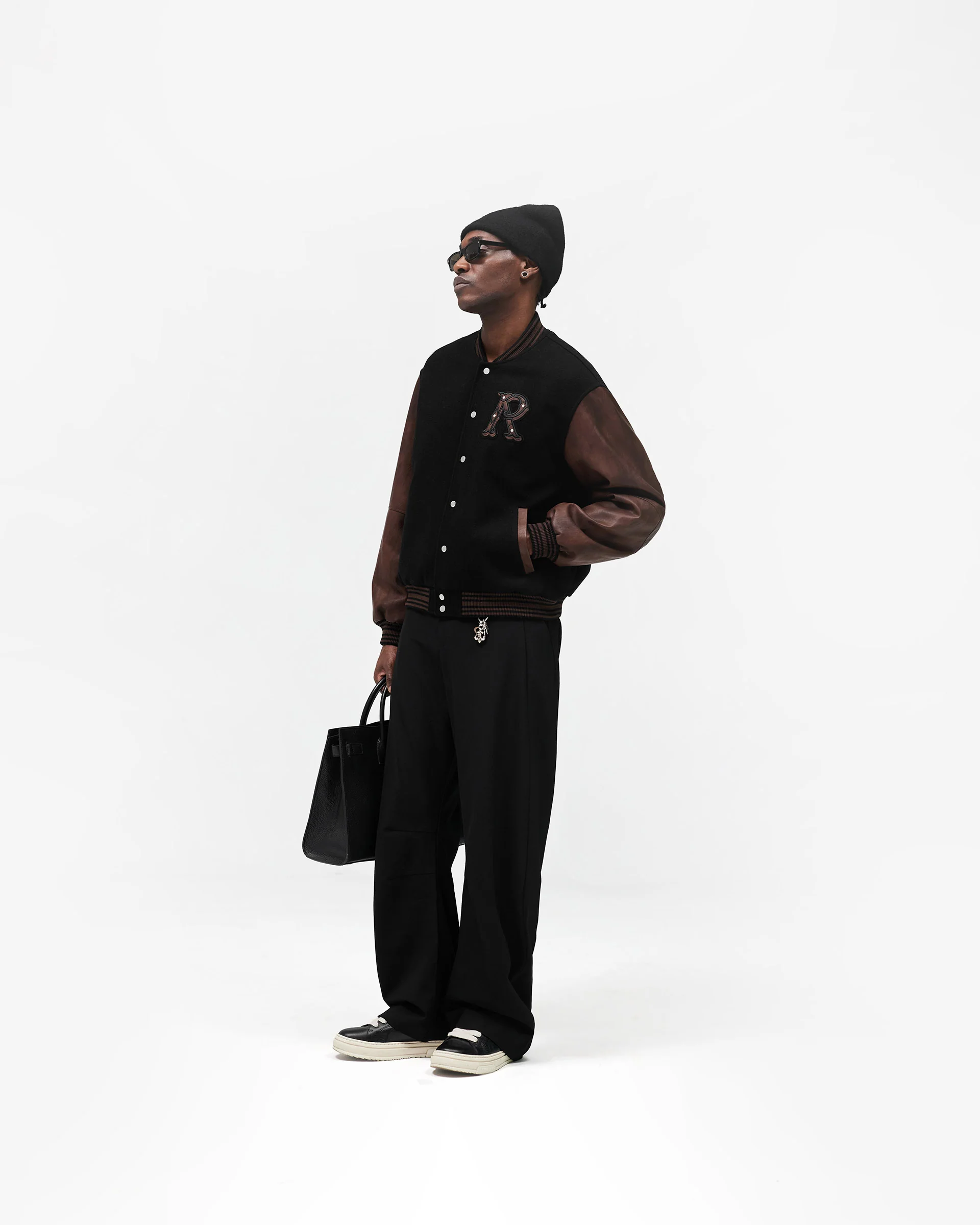 Varsity Bomber - Jet Black - Image 8