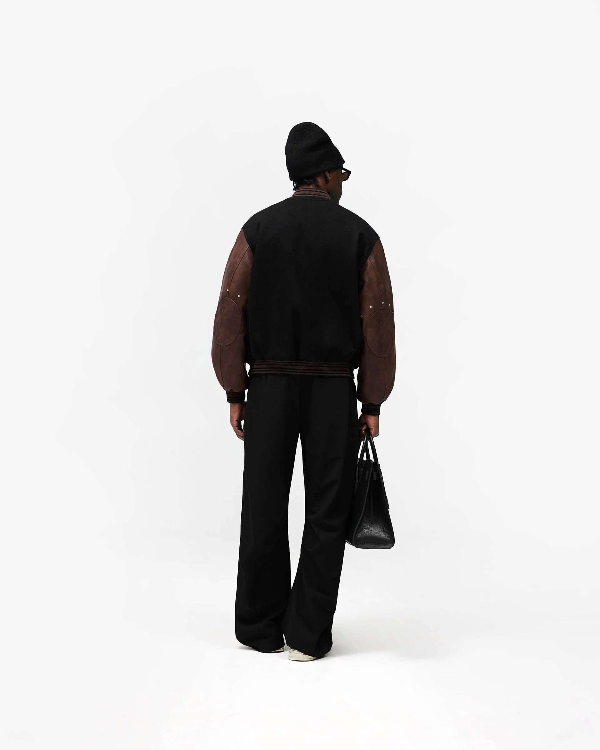Varsity Bomber - Jet Black - Image 9