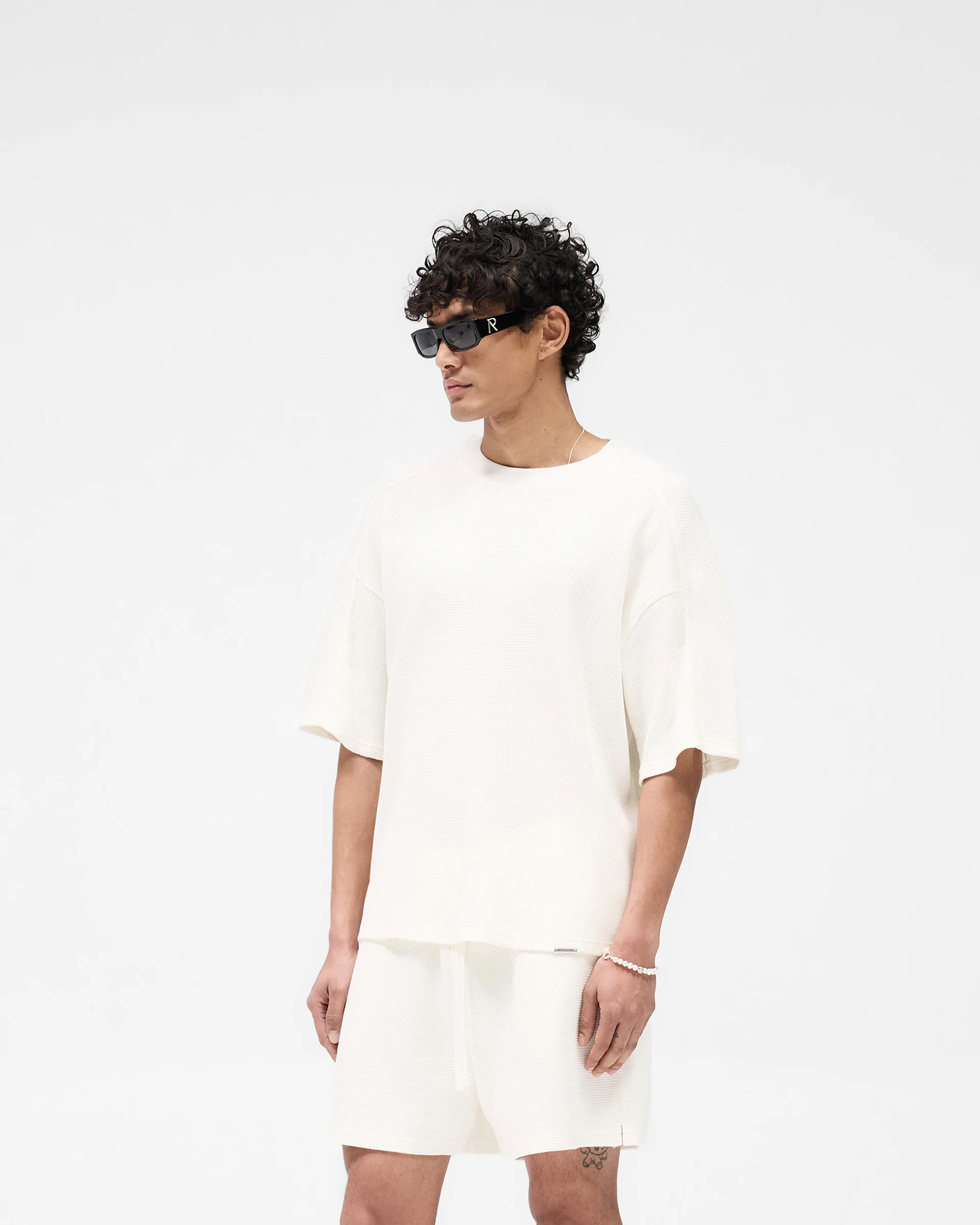 Waffle T-Shirt - Flat White - Image 2