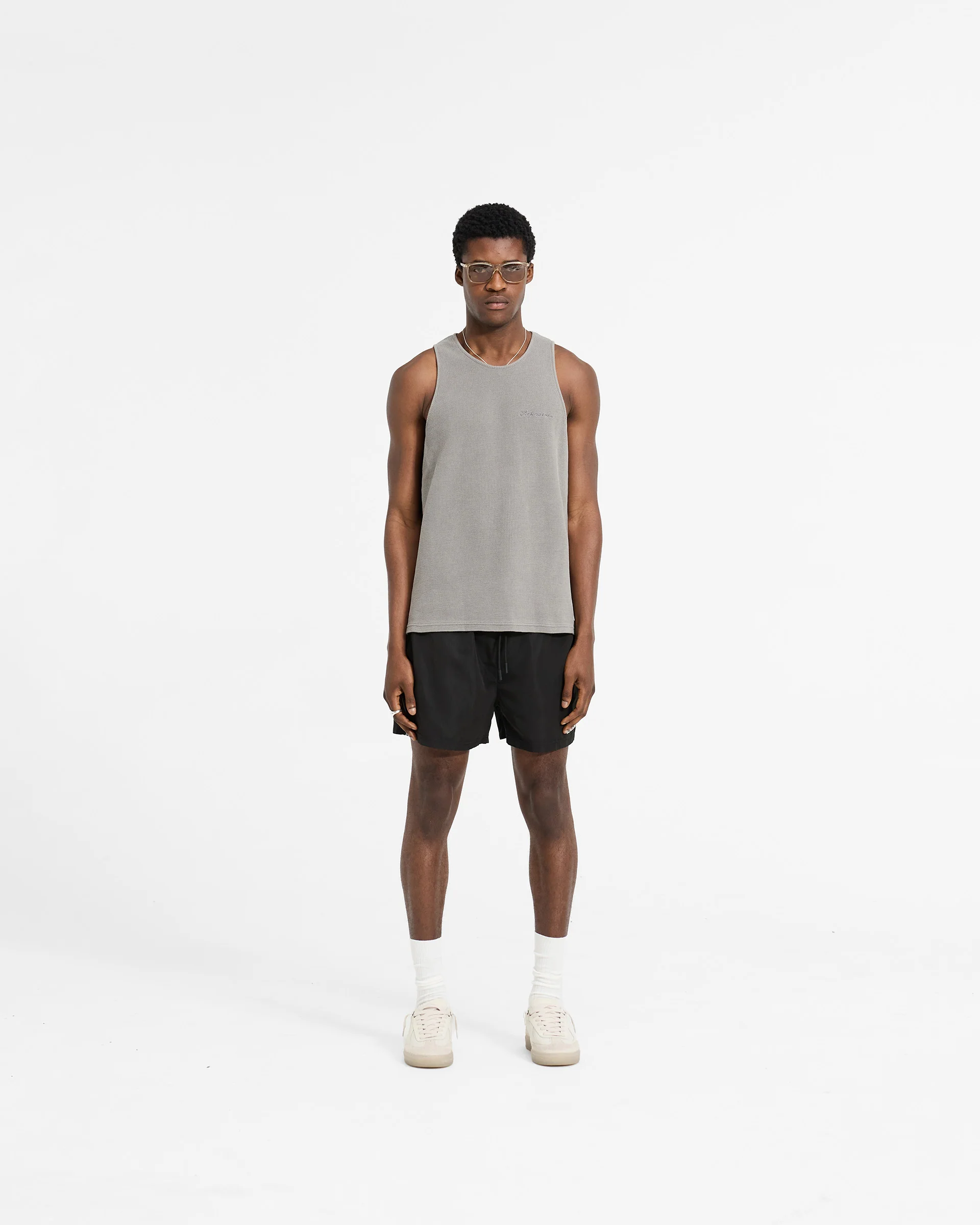 Waffle Vest - Ultimate Grey - Image 5