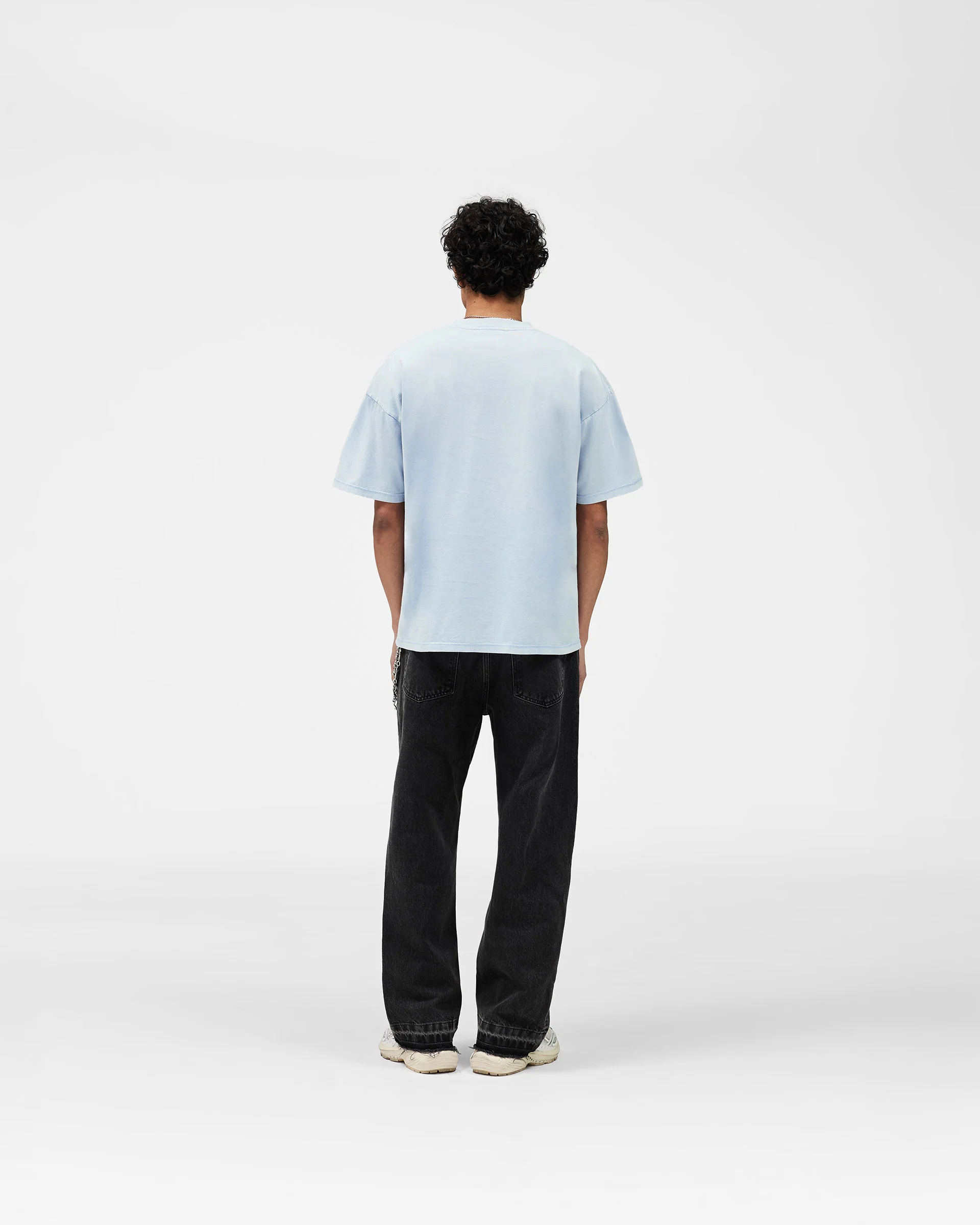 Western Initial T-Shirt - Mountain Blue - Image 8