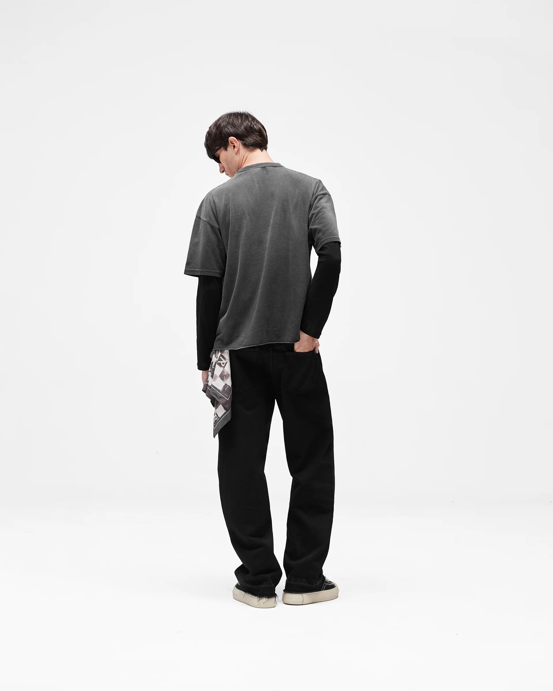 Westside T-Shirt - Stained Black - Image 10