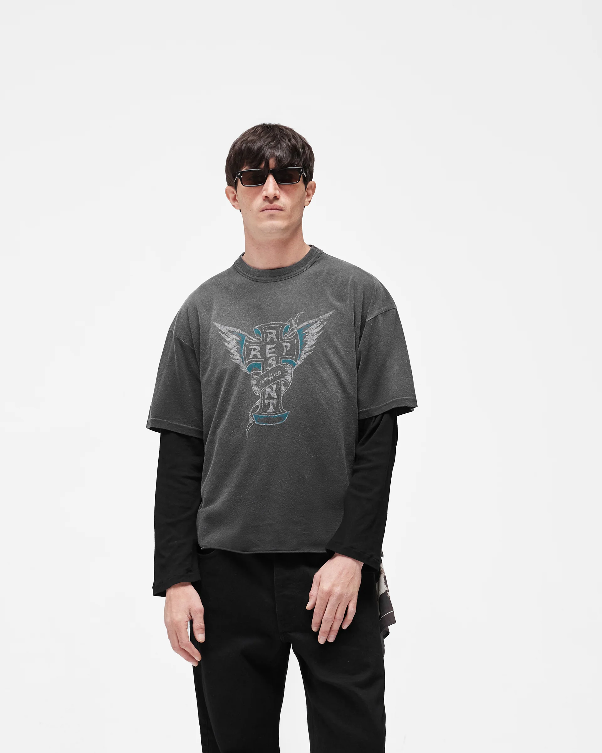Westside T-Shirt - Stained Black - Image 2