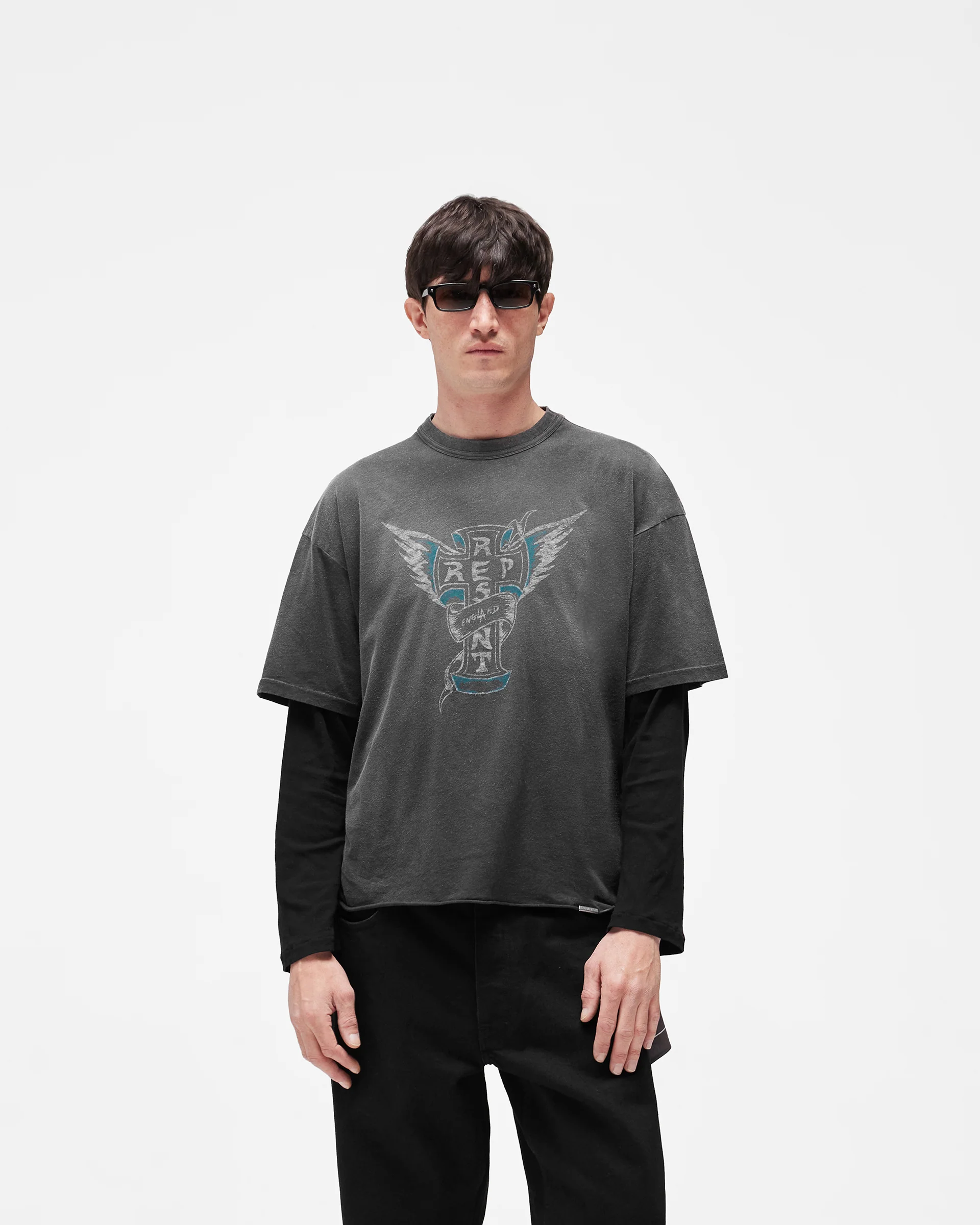 Westside T-Shirt - Stained Black - Image 3