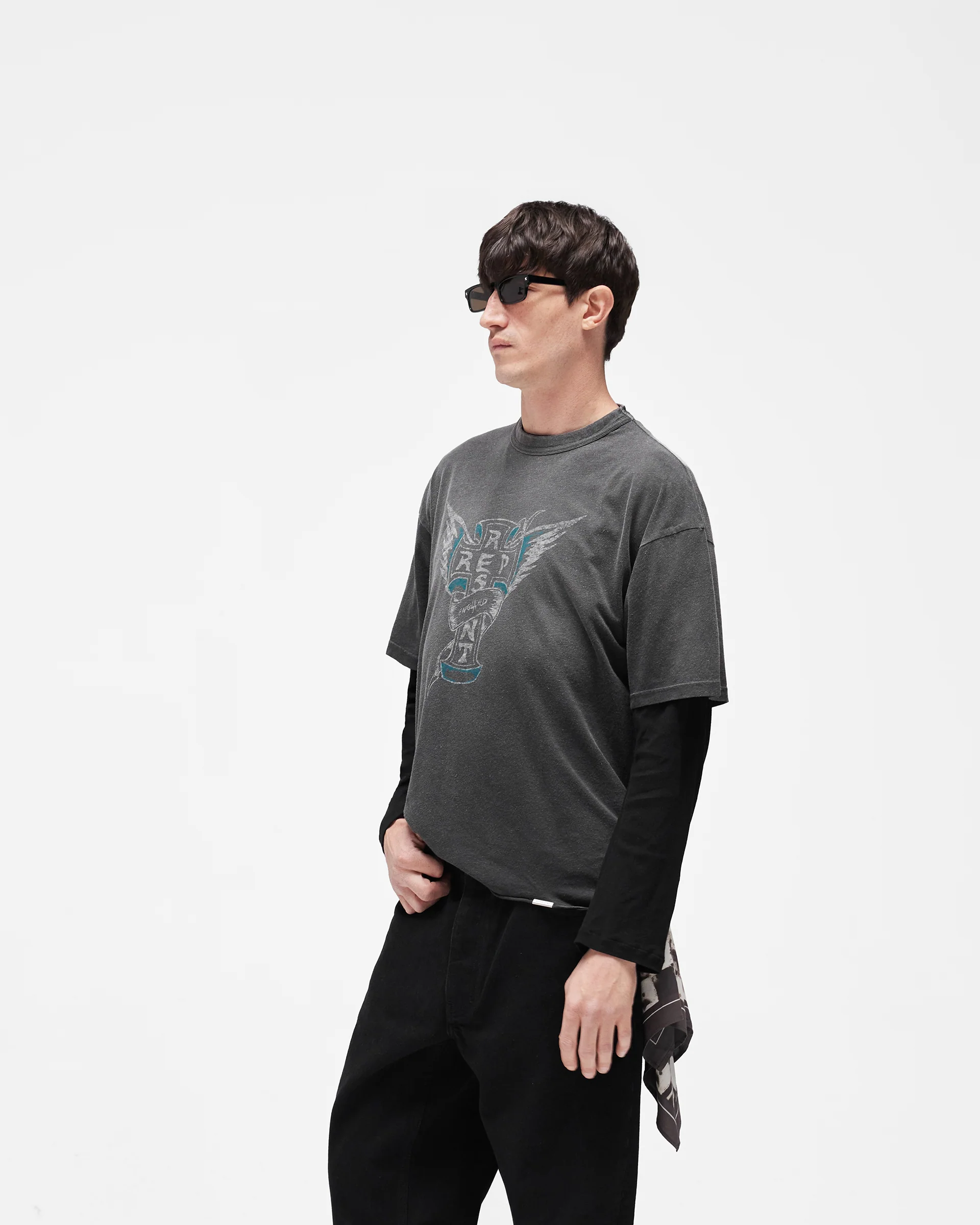 Westside T-Shirt - Stained Black - Image 4