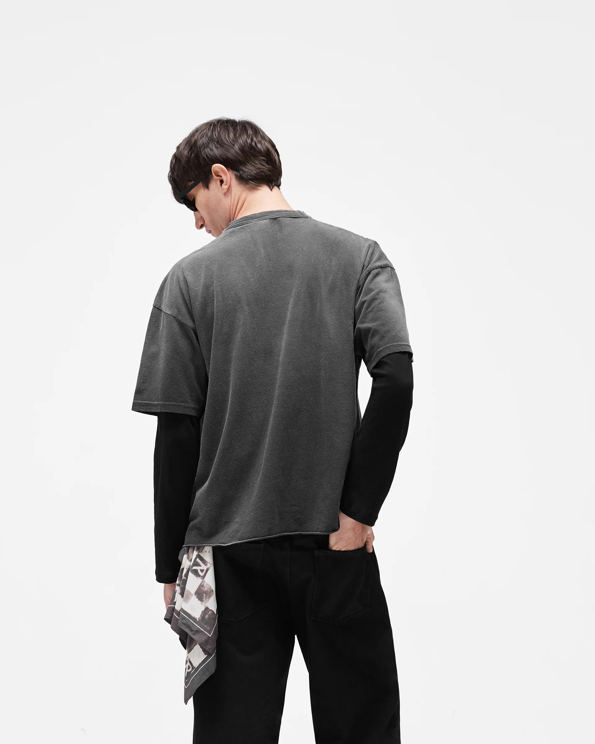 Westside T-Shirt - Stained Black - Image 6