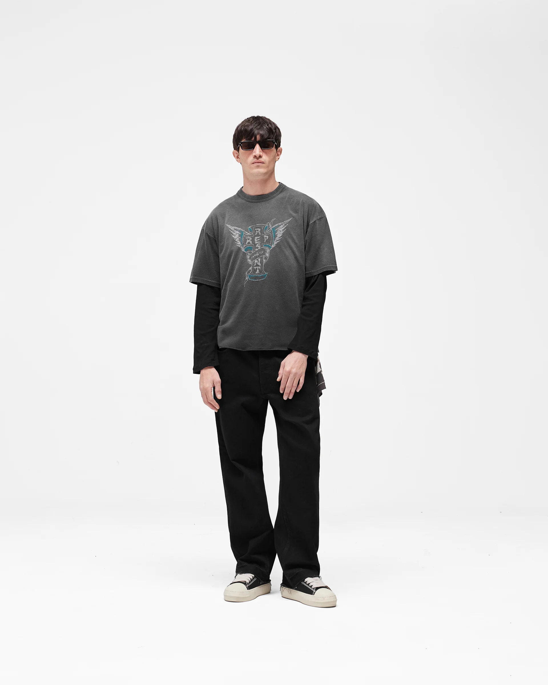 Westside T-Shirt - Stained Black - Image 7