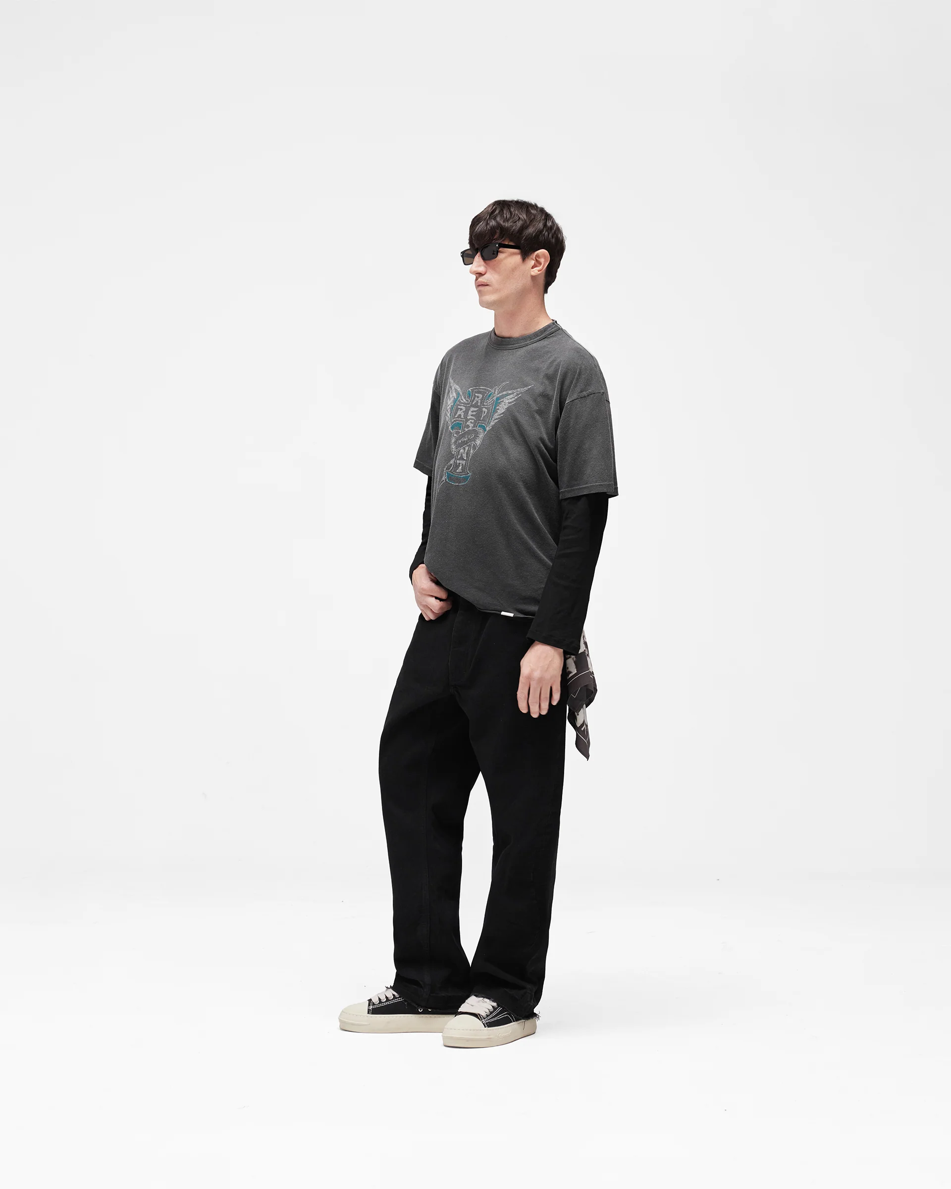 Westside T-Shirt - Stained Black - Image 8