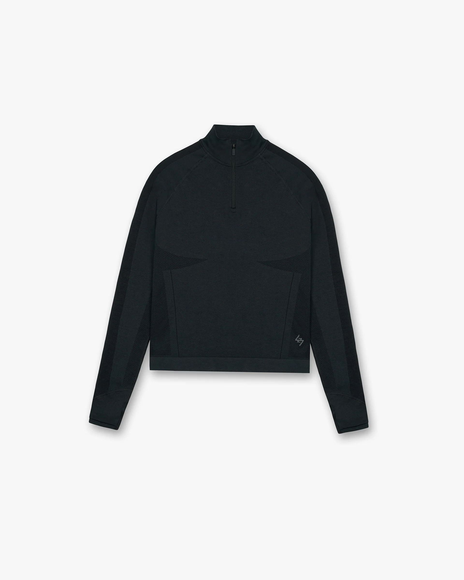 247 Sculpt Seamless Quarter Zip Jacket - Black