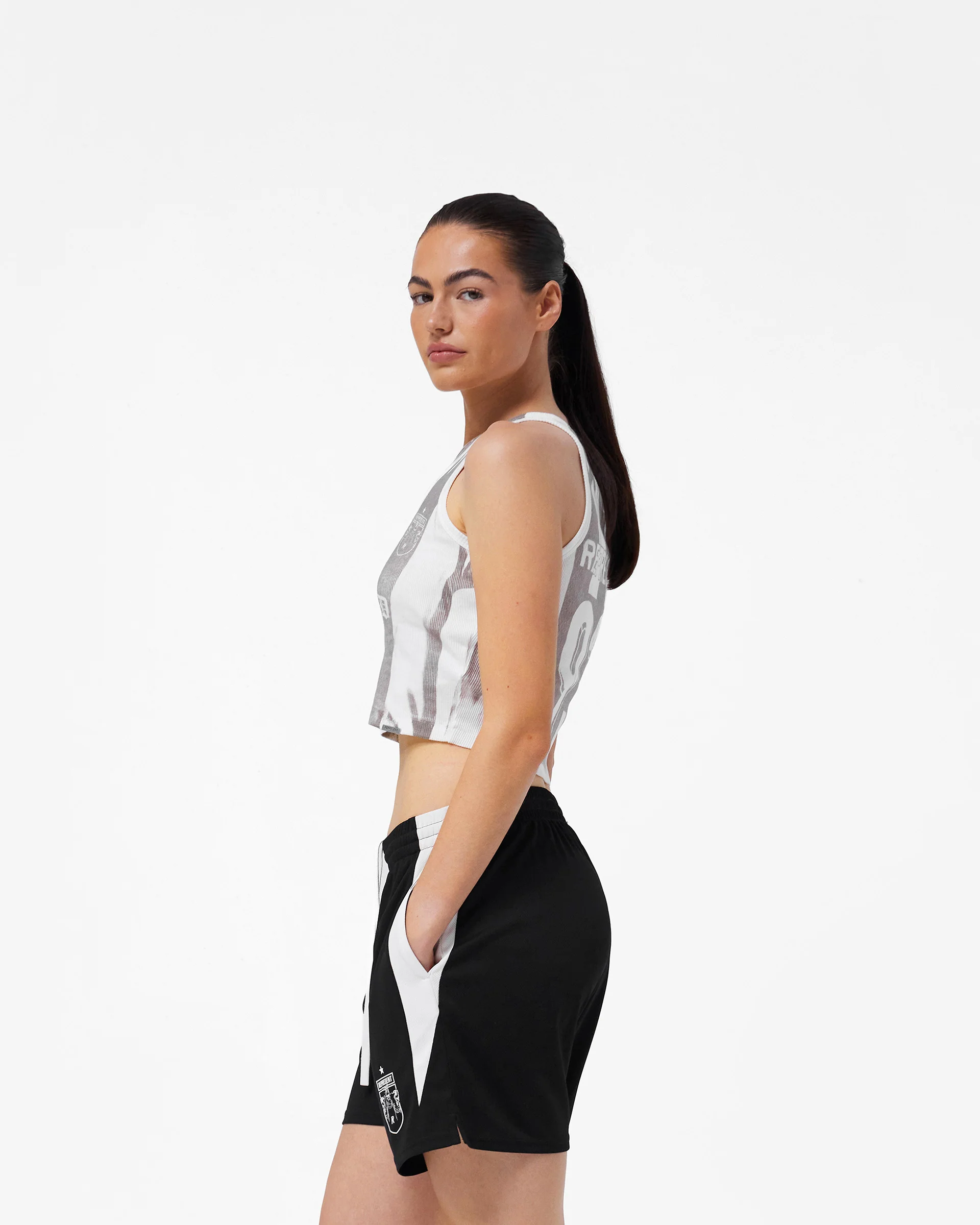 Printed Vest - Flat White - Image 5