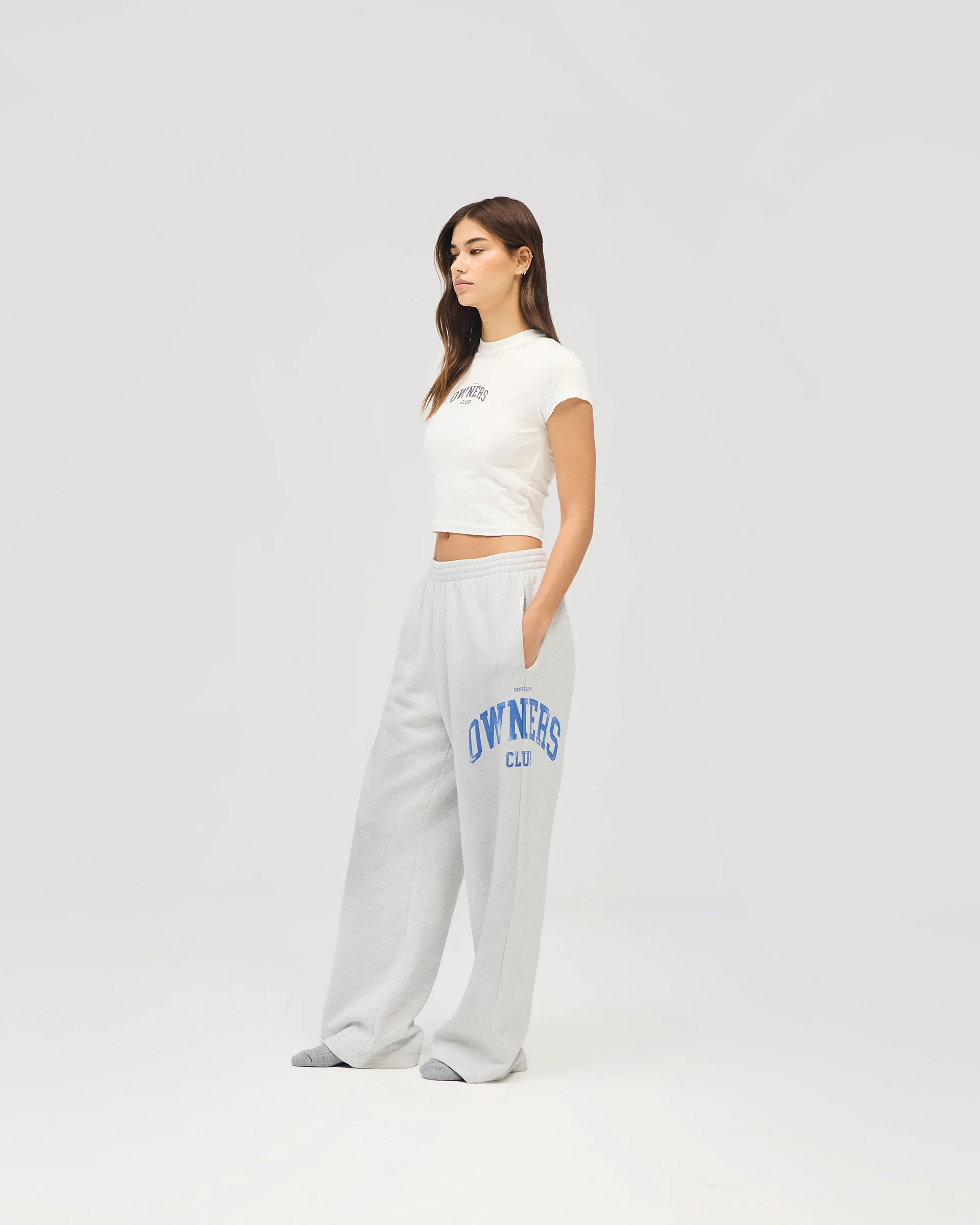 Represent Owners Club Baby Tee - Flat White - Image 2
