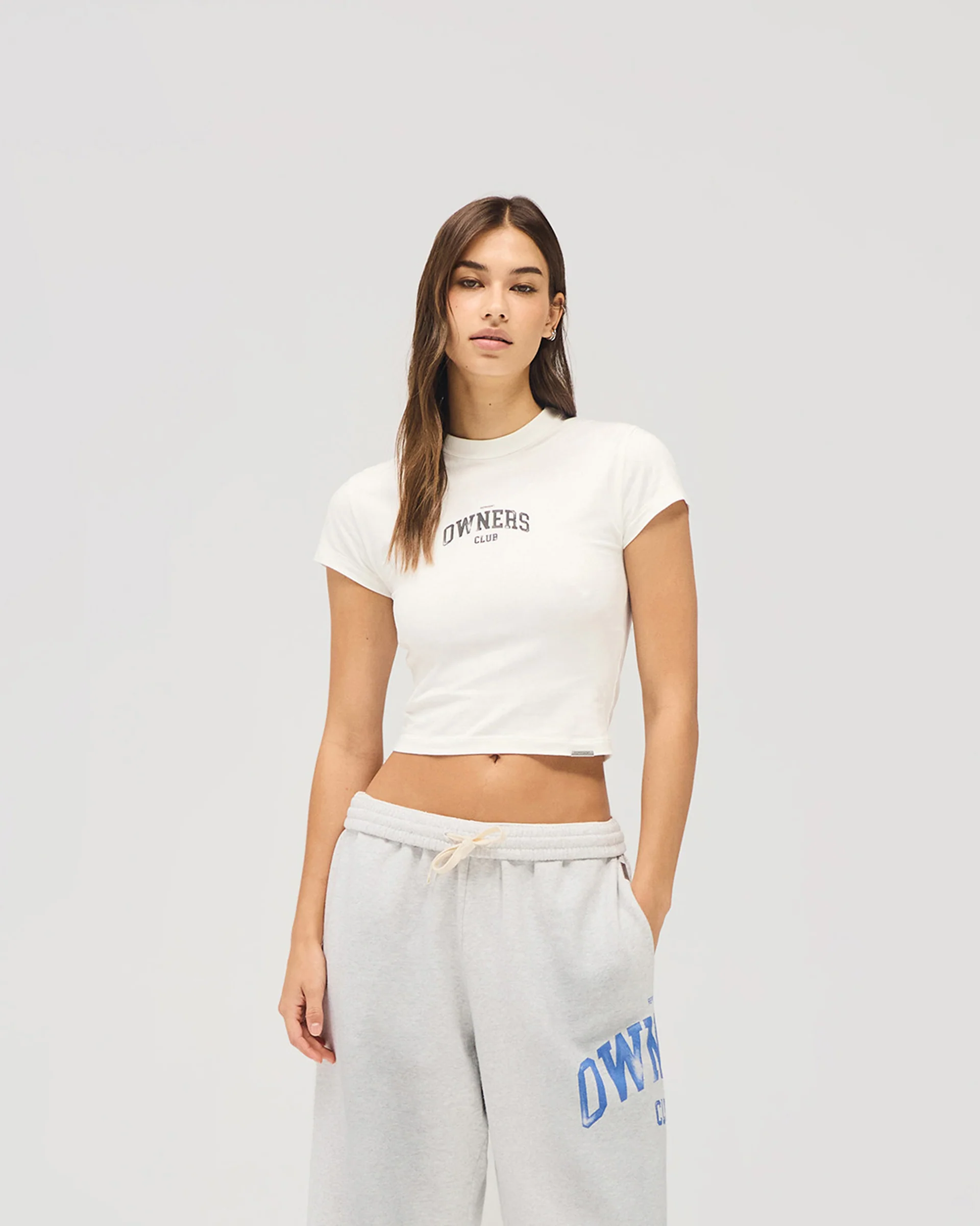 Represent Owners Club Baby Tee - Flat White - Image 6