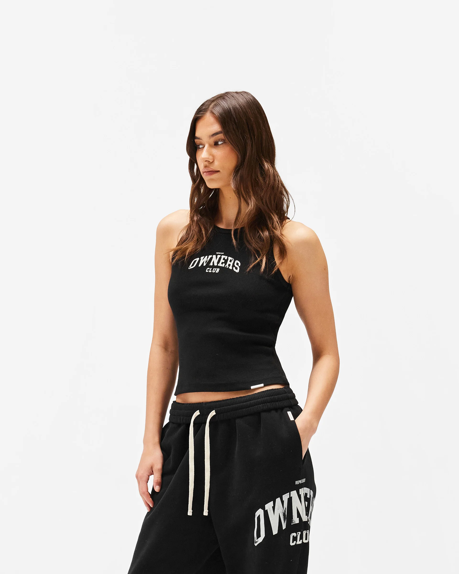 Represent Owners Club Rib Vest - Jet Black - Image 4