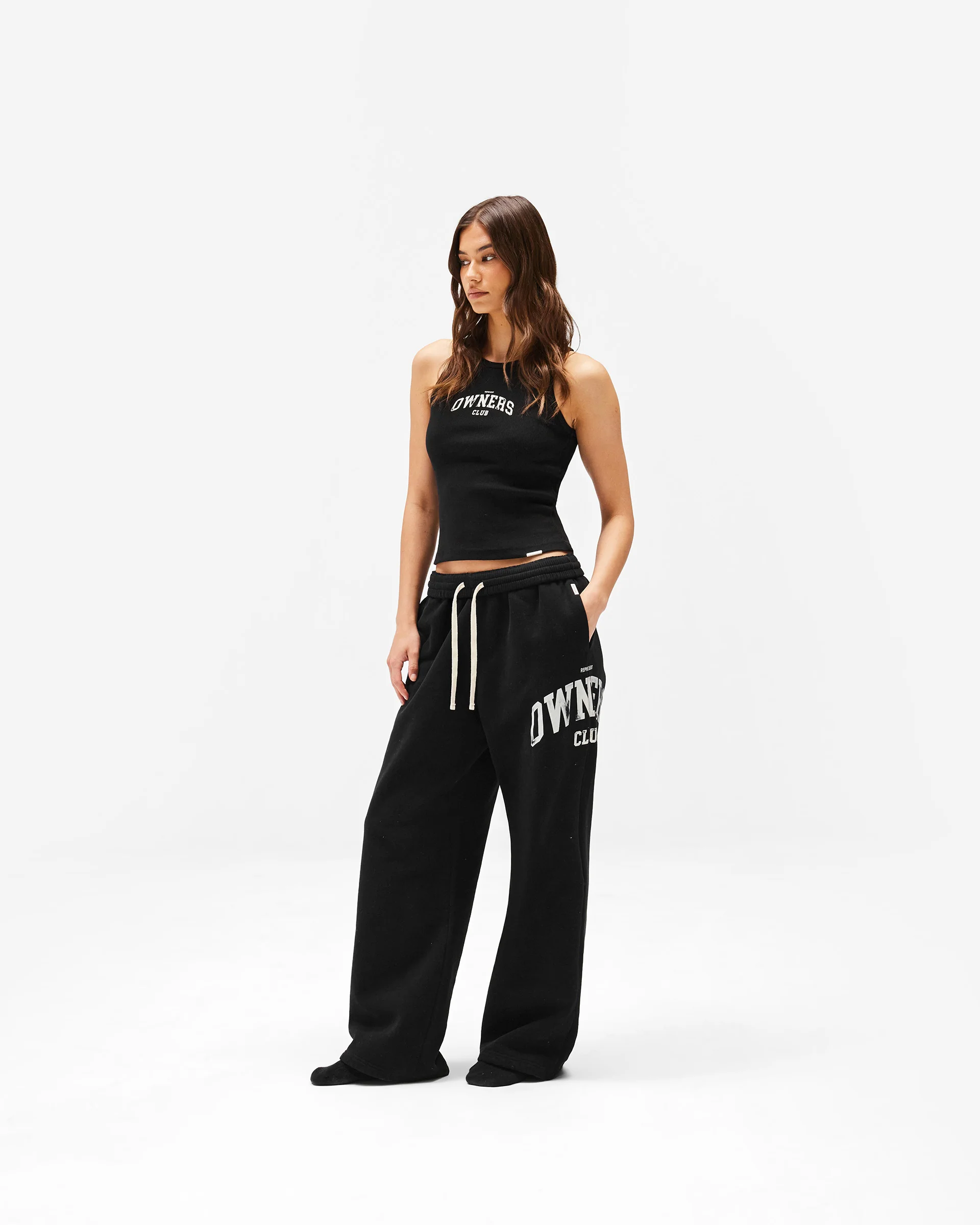 Represent Owners Club Rib Vest - Jet Black - Image 8