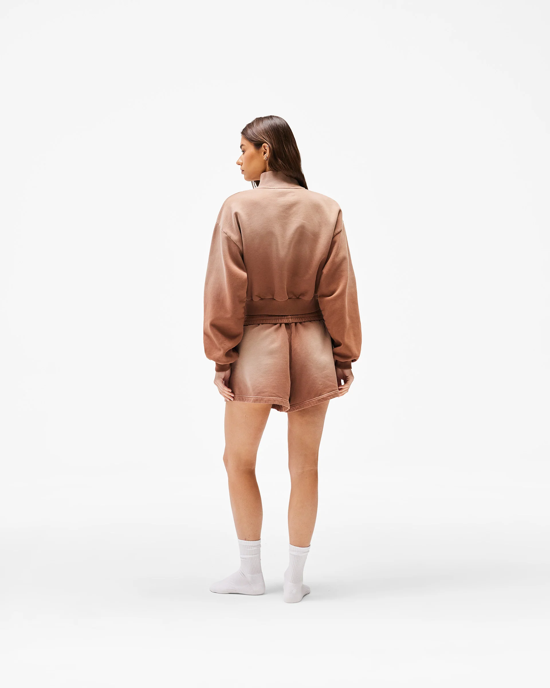 Represent Owners Club Zip Funnel Neck - Sienna - Image 12