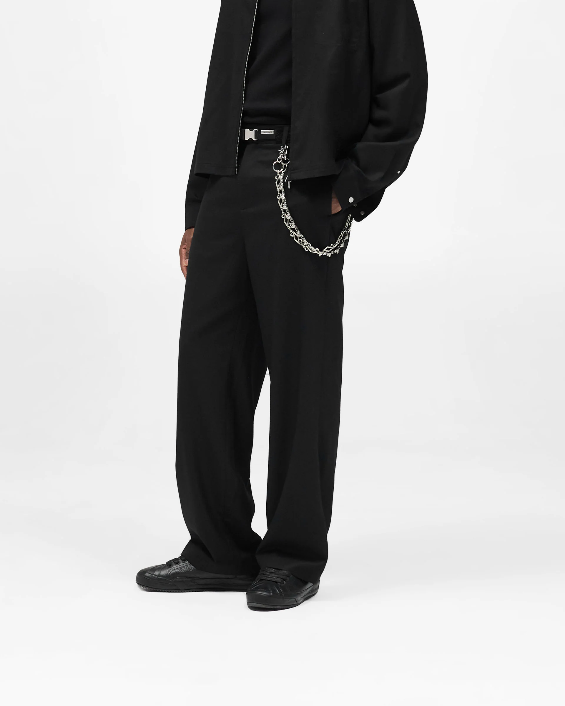 Wool Pant - Jet Black - Image 2