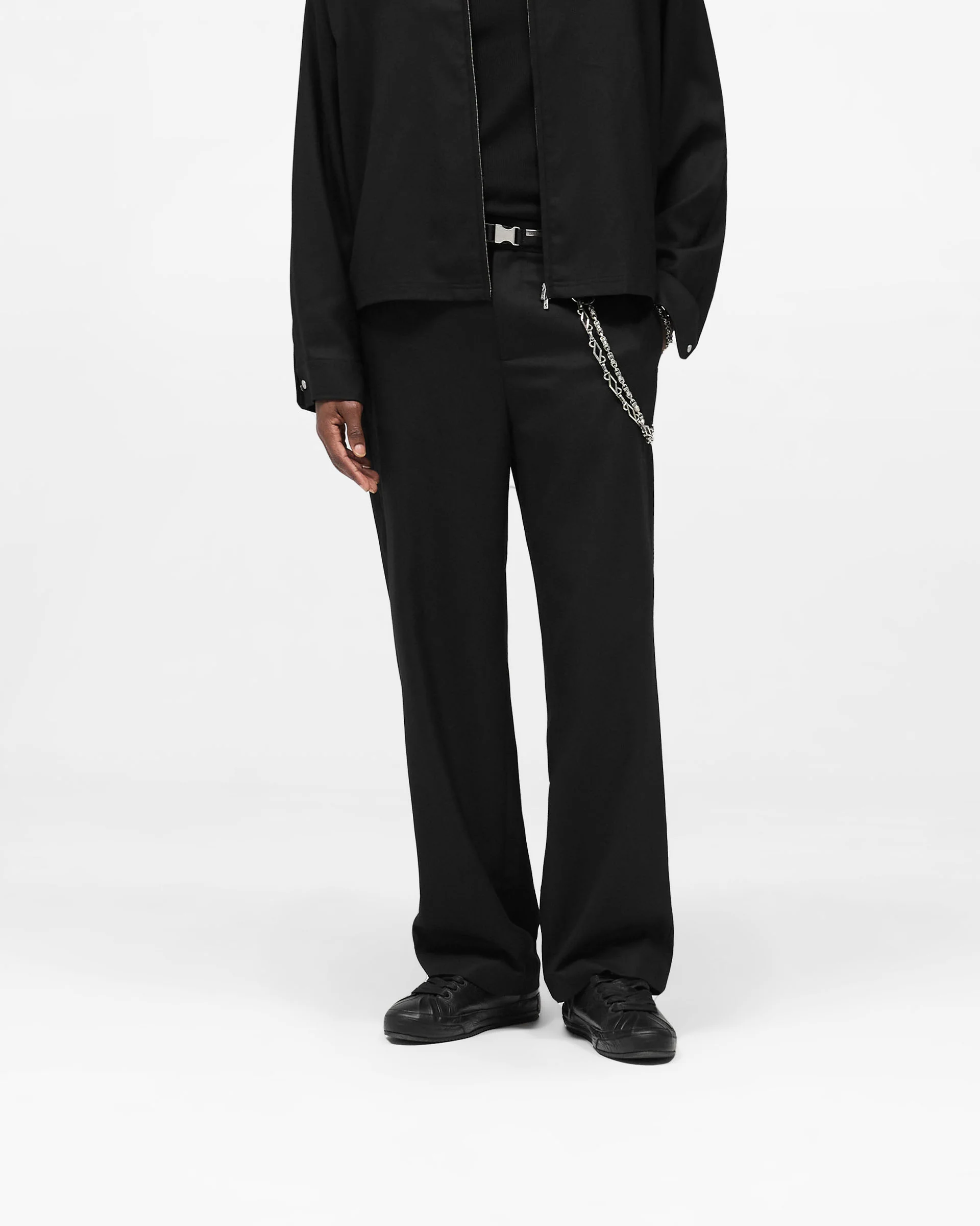 Wool Pant - Jet Black - Image 3