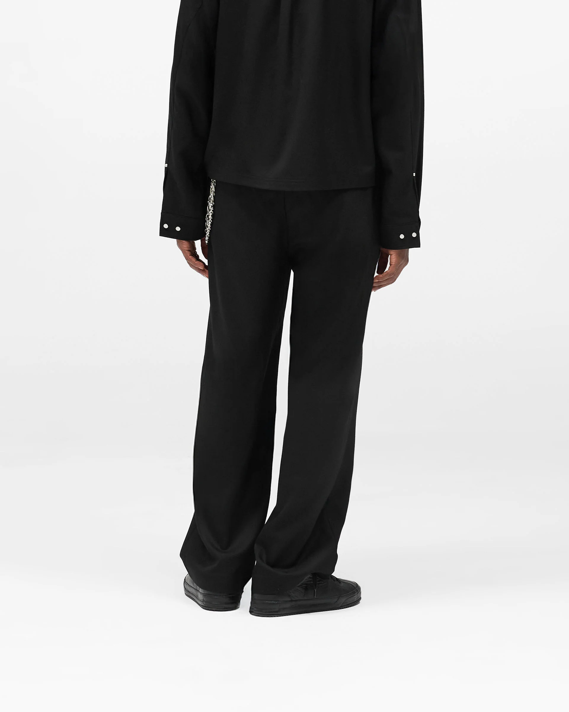 Wool Pant - Jet Black - Image 5