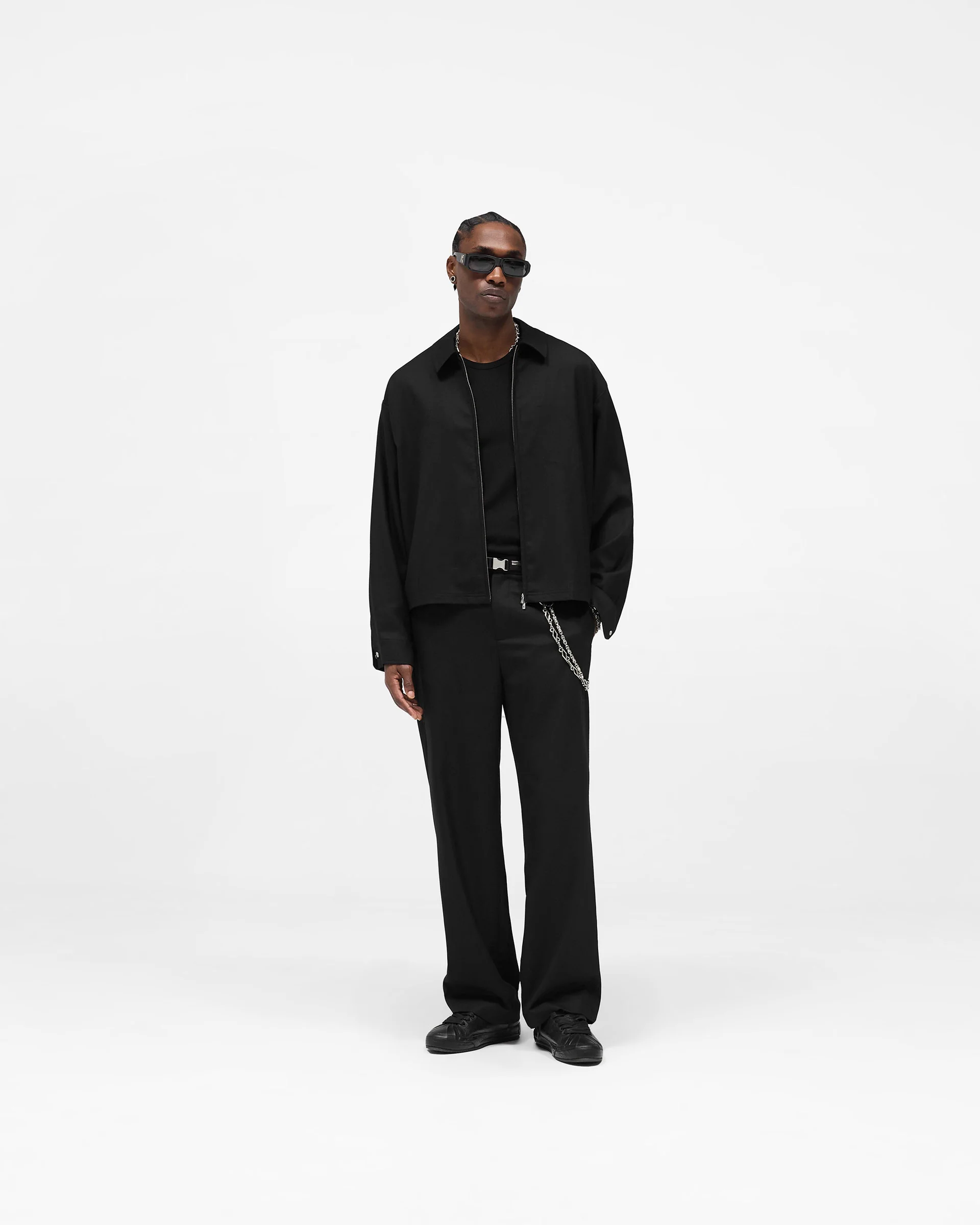 Wool Pant - Jet Black - Image 6