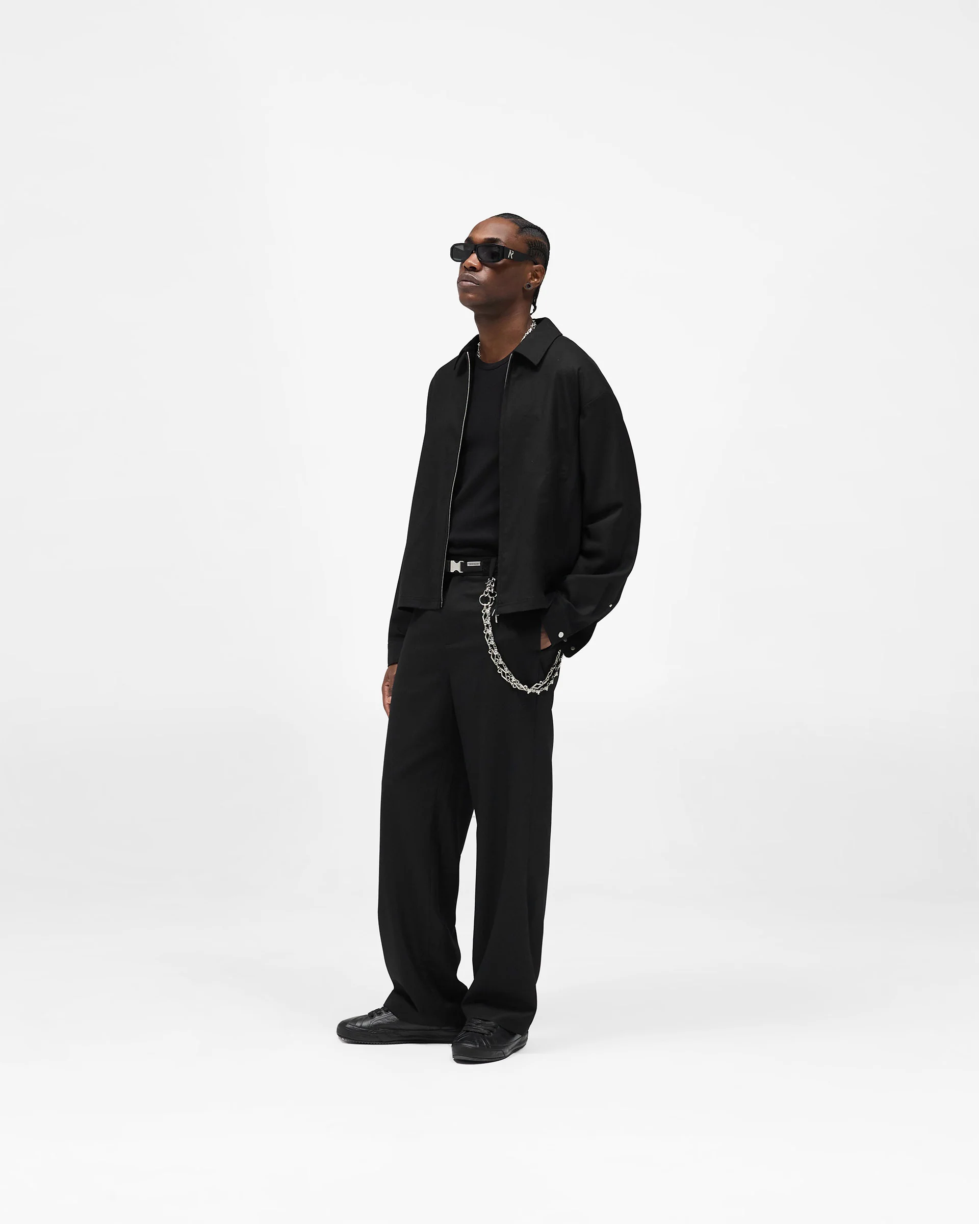 Wool Pant - Jet Black - Image 8