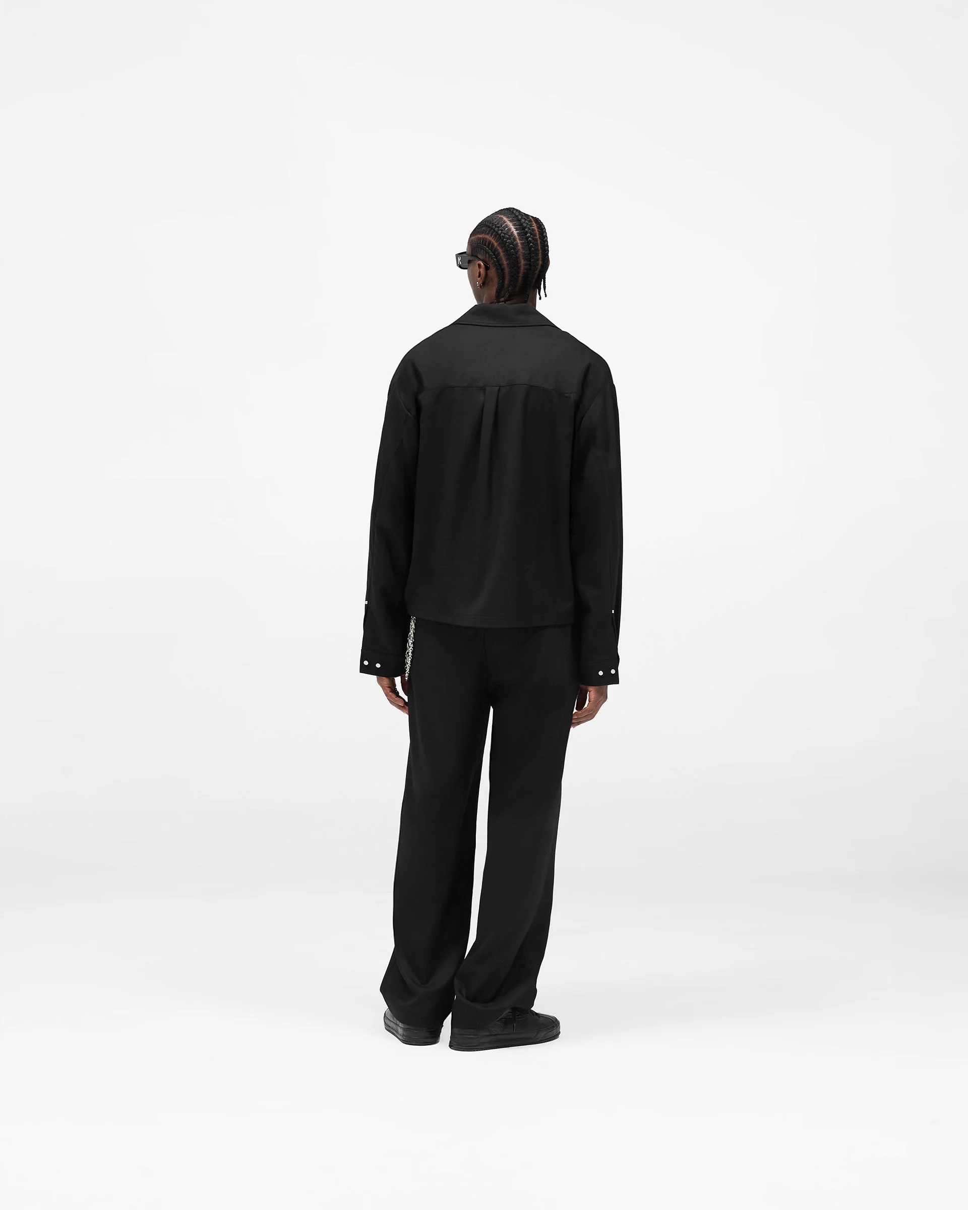 Wool Pant - Jet Black - Image 9